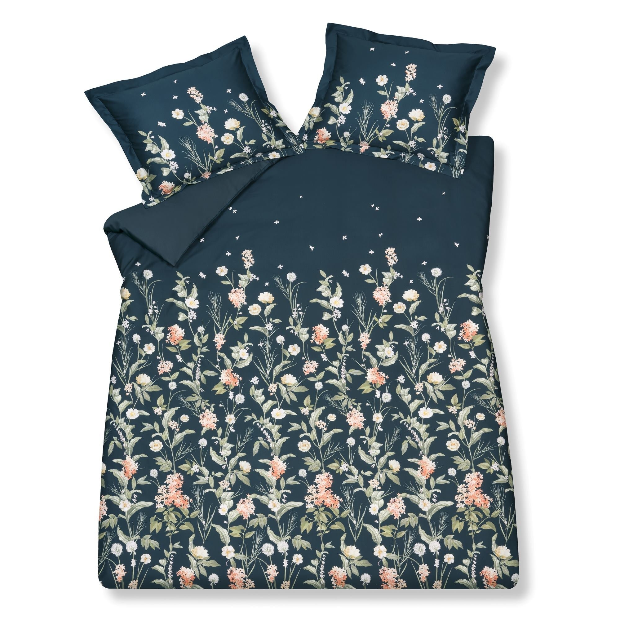 Dark Midnight Dekbedovertrek Blue Ink   200 x 200 220 cm   Blauw