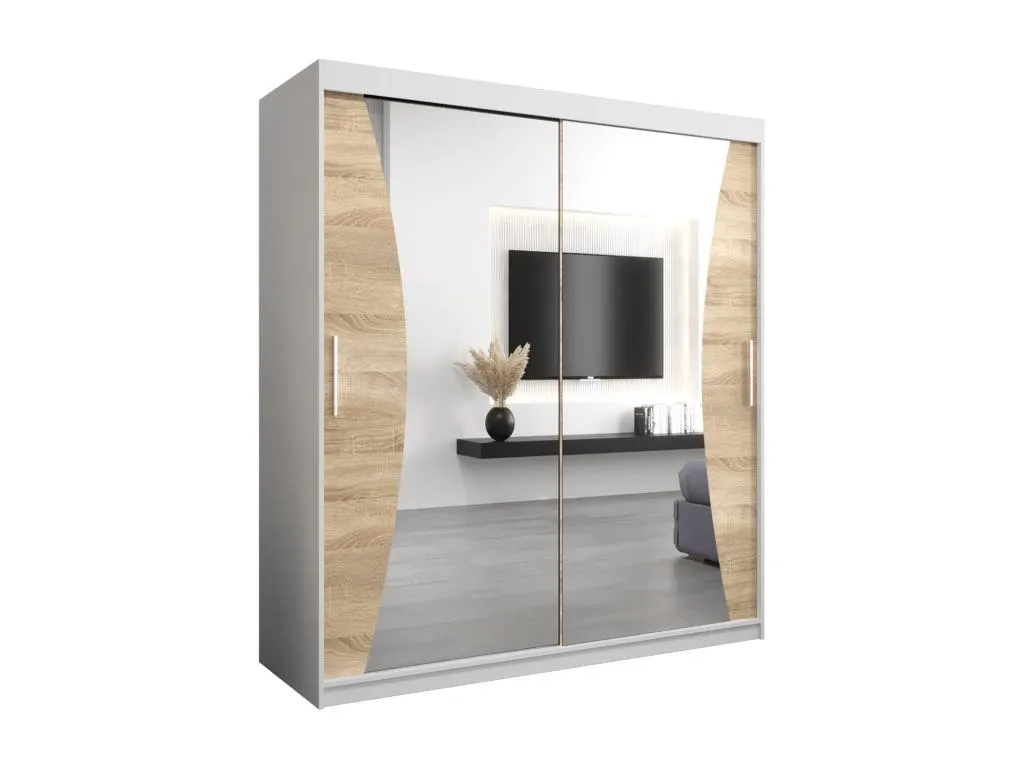 ARMARIO Prietocasa DE PUERTAS CORREDERAS 200/180/62 2 puertas (blanco/Prietocasa)