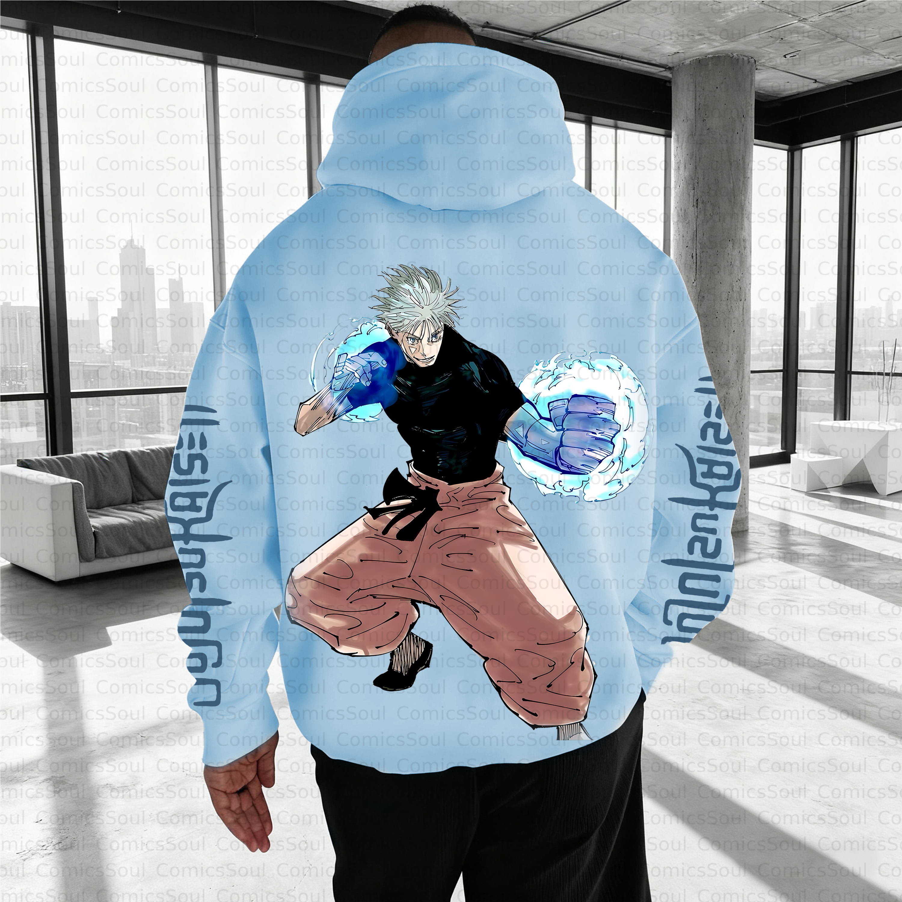 Unisex Anime Inspired Vintage Plush Hoodie