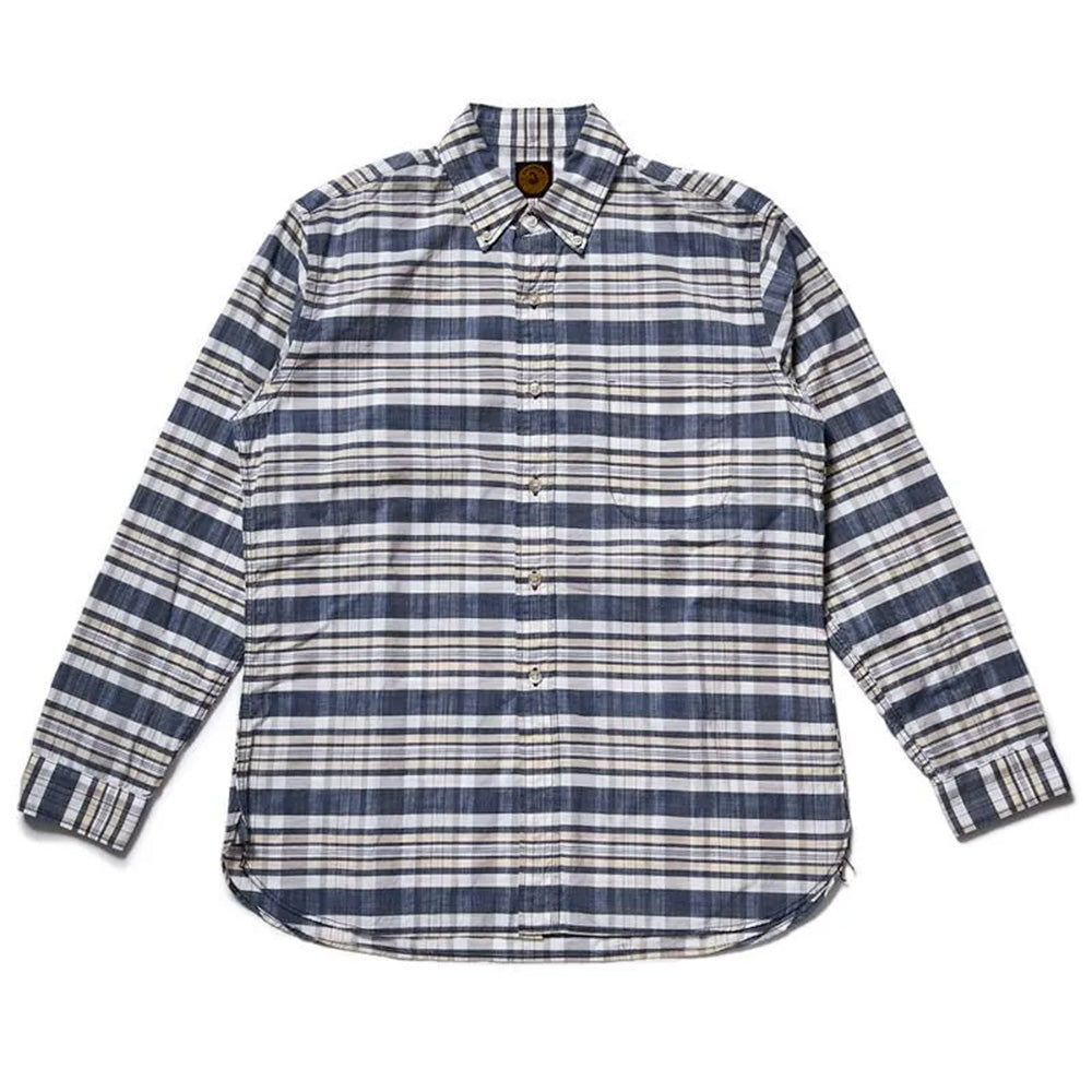 Warehouse & Co - Chemise The King Of Madras JG16 - Marine