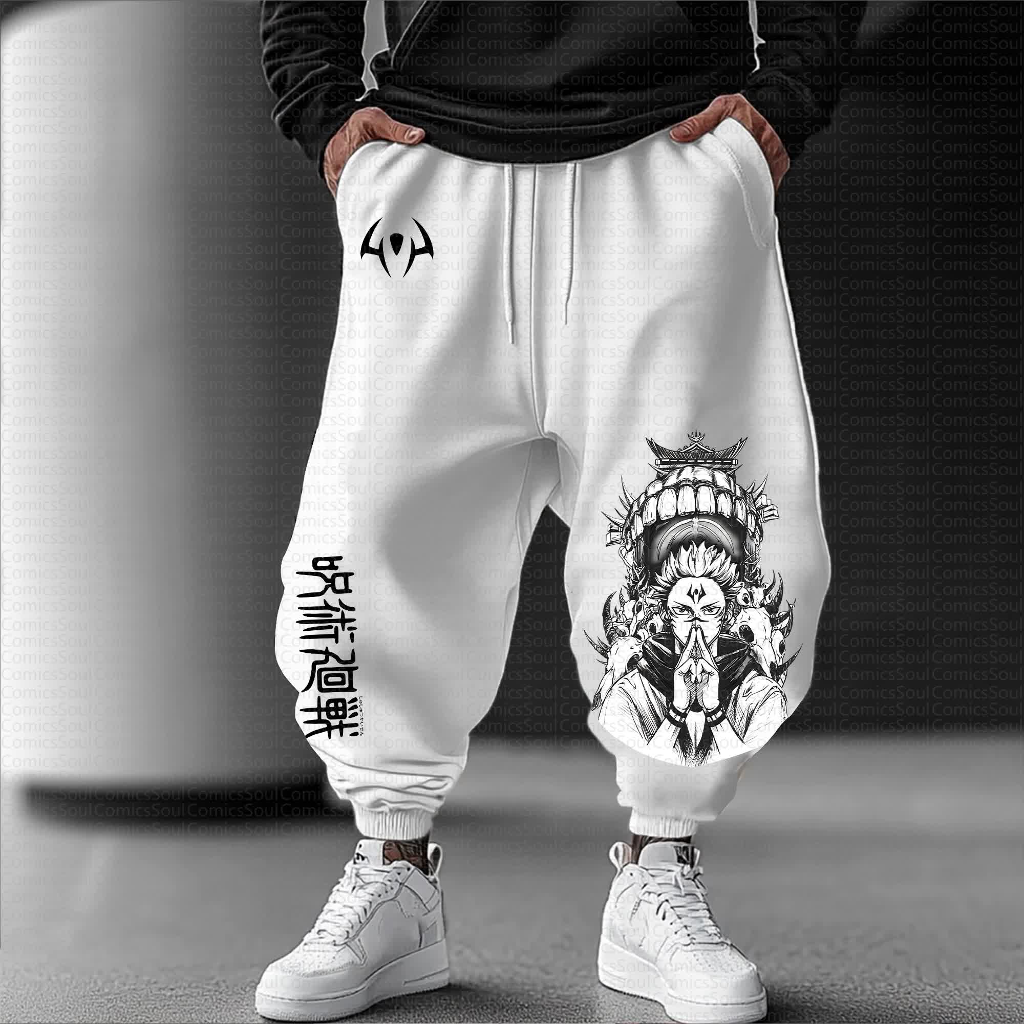 Unisex Anime Inspired Vintage Pants丨Comicssoul