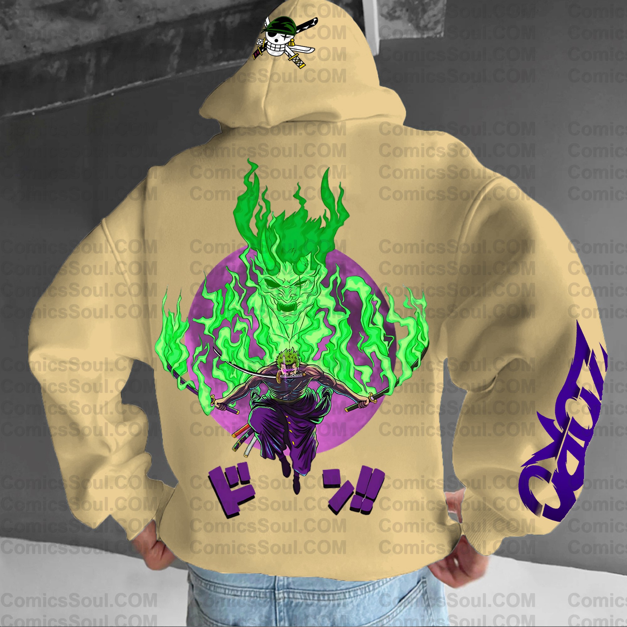 Plus Velvet Unisex Anime Graphic Streetwear Vintage Hoodie