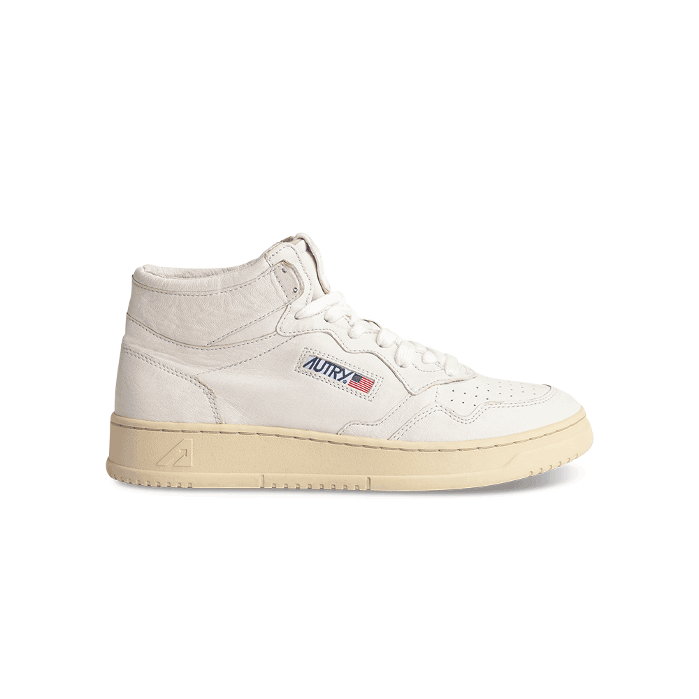 Autry - Baskets 01 Mid Wom - Blanc