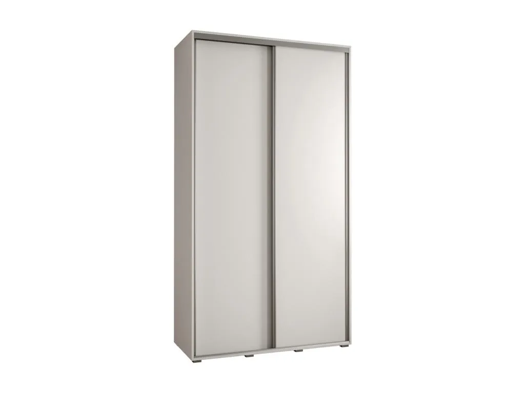 ARMARIO Sancaldeco 1 DE PUERTAS CORREDERAS 235.2/130/60 2 puertas (Blanco/Blanco/Plata) RUIR38776