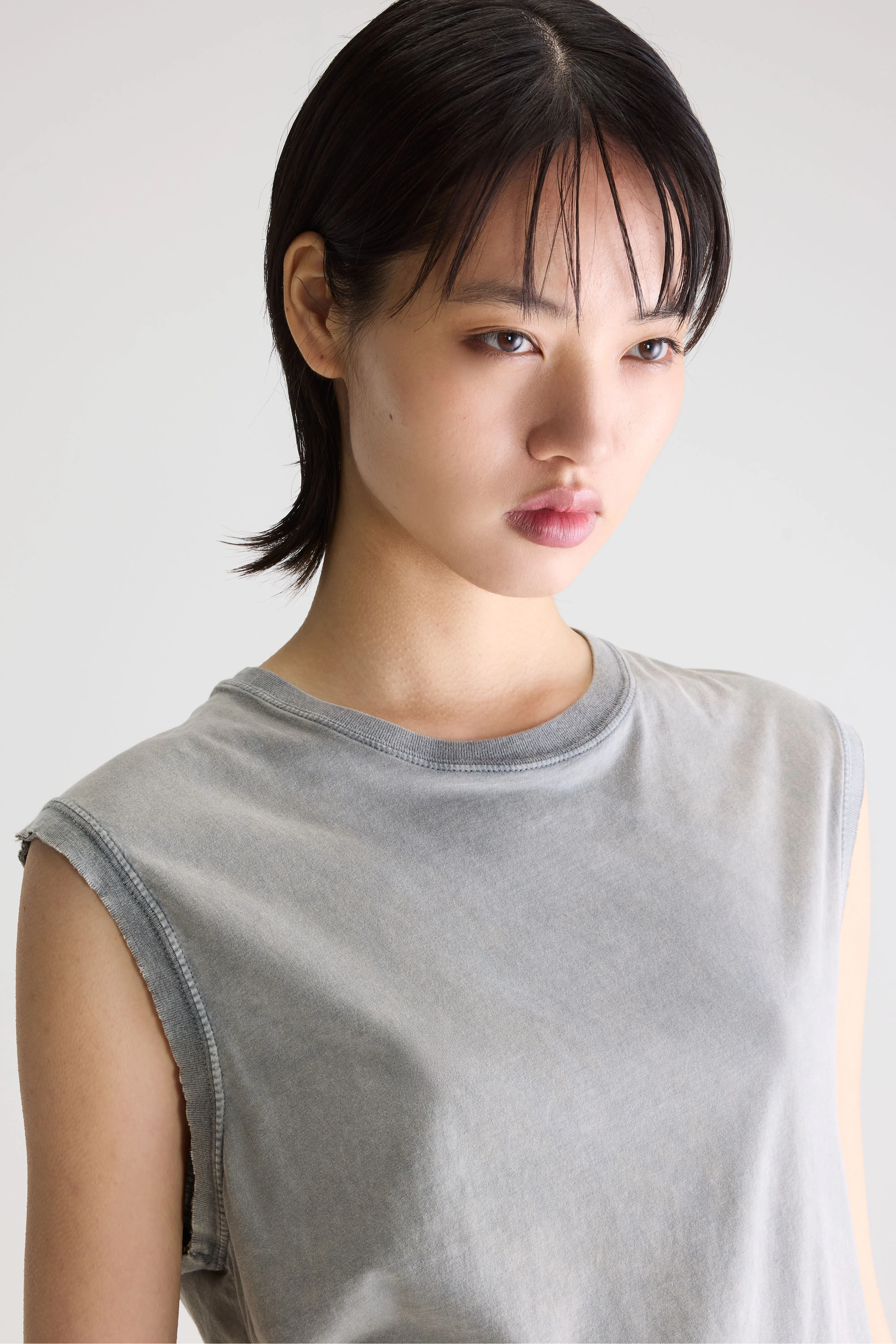 Bellerose Falde sleeveless t-shirt (261 / W / BLACK SAND)