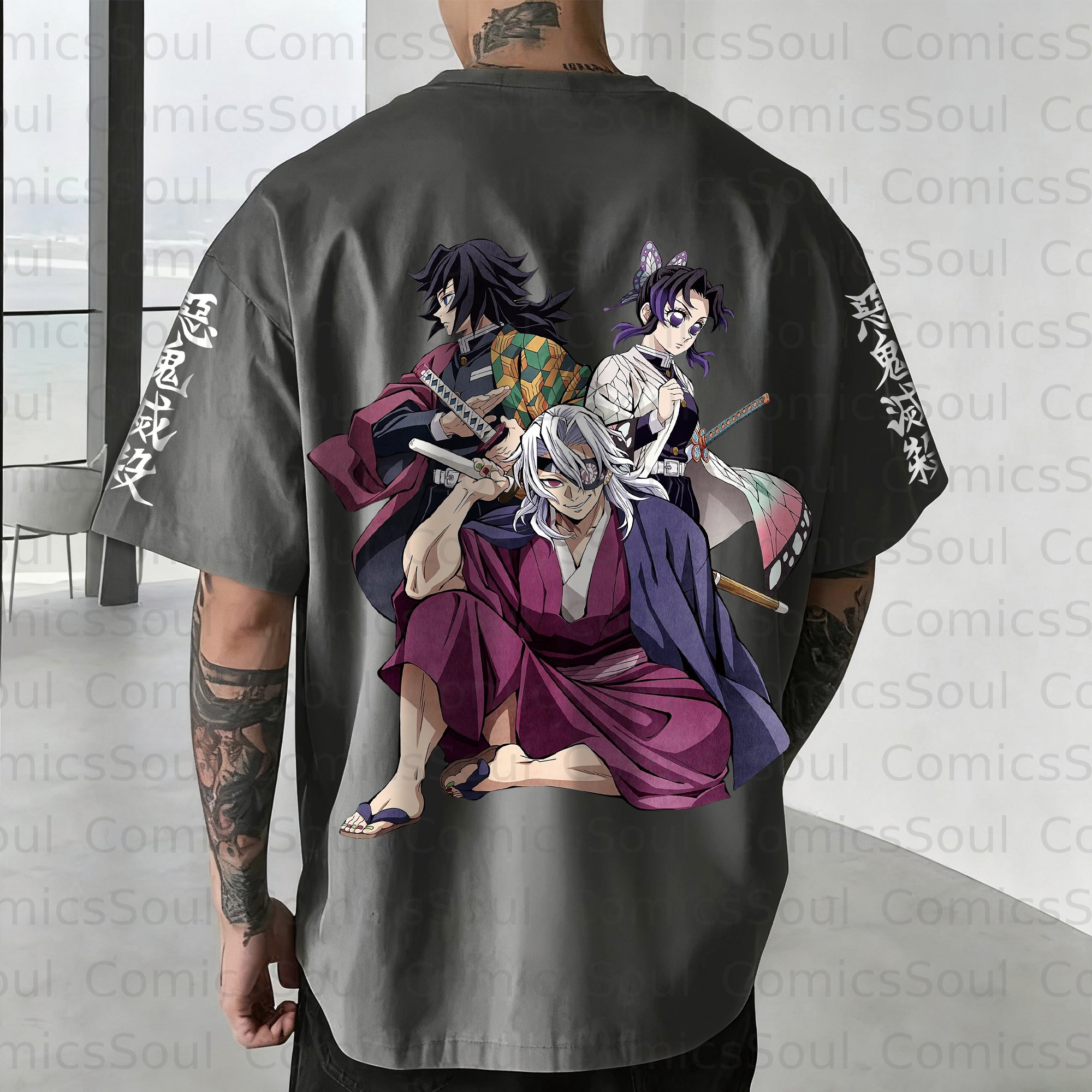 Unisex Anime Inspired Vintage T-Shirt