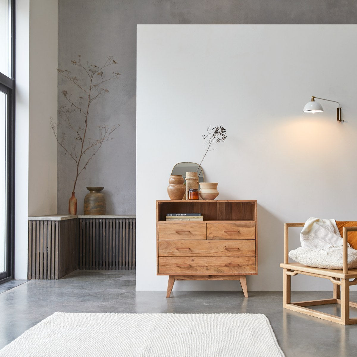 Tikamoon - Oslo - Massief acacia ladekast