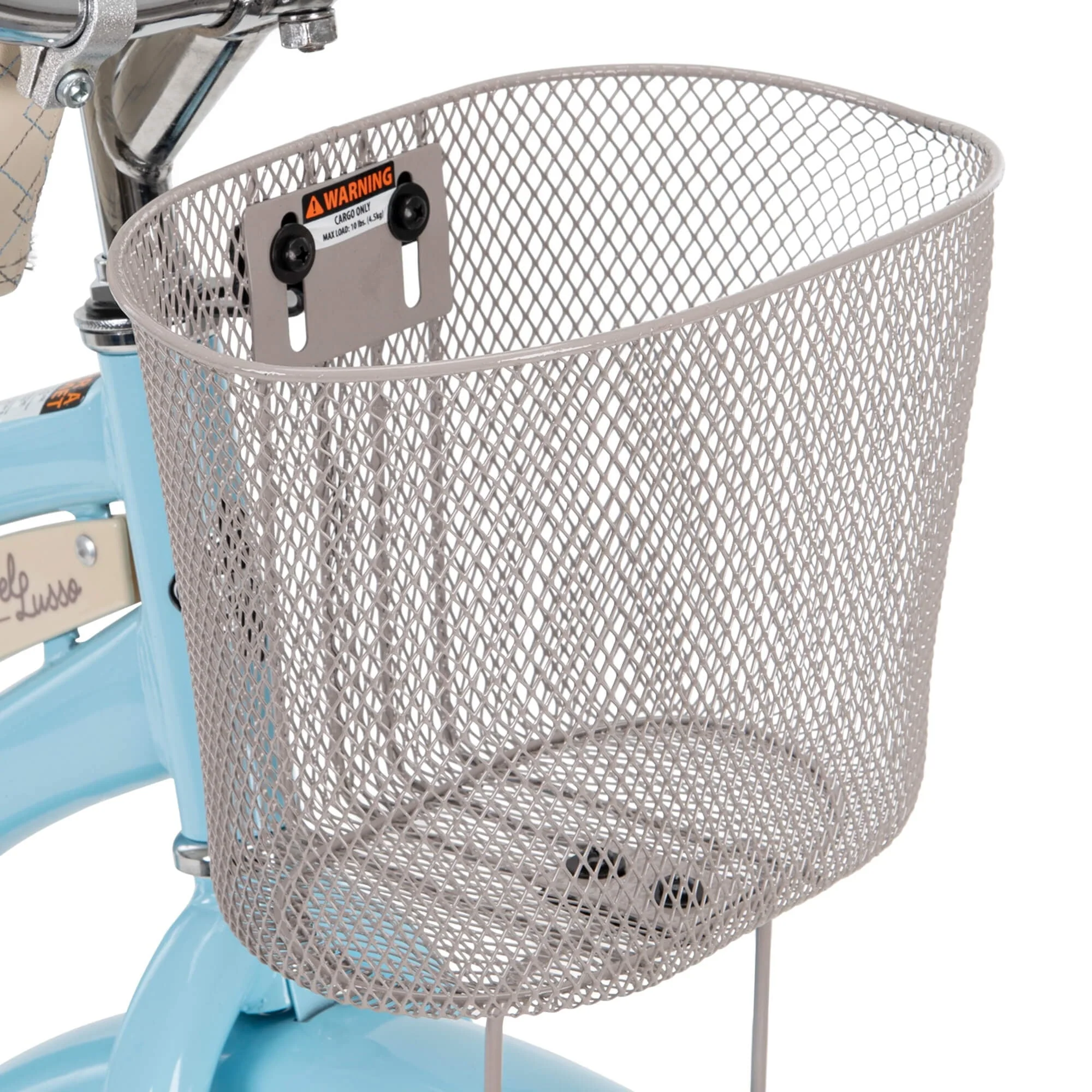 24 In. Girls Nel Lusso Women's Classic Beach Cruiser Bike, Light Blue - Image 3