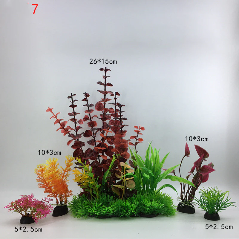 Fish Tank Decoration Simulation Water Plant Artificial Aquarium Landscaping Decor