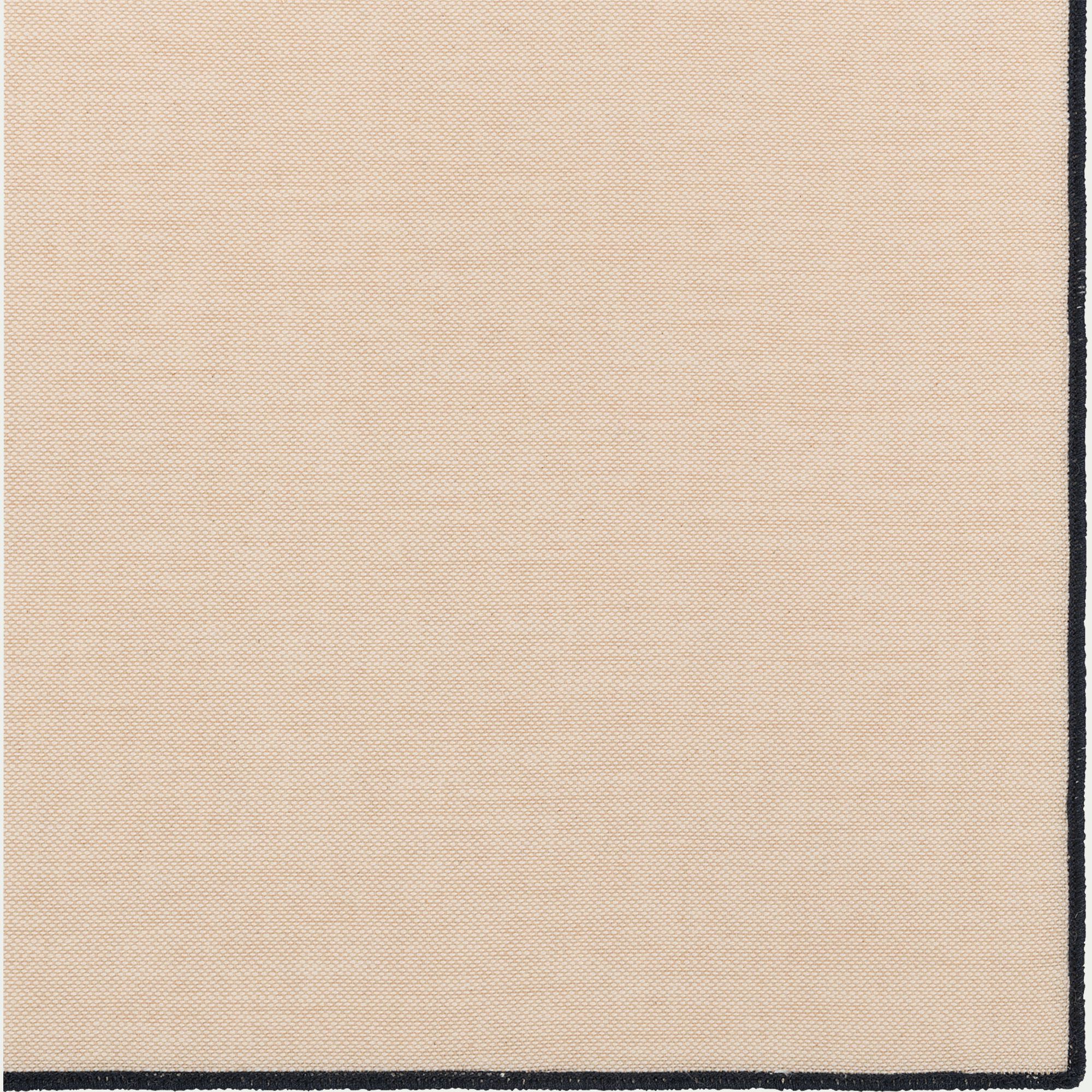 LINIA - Lot de 2 sets de table en coton brodé - beige 36x48cm