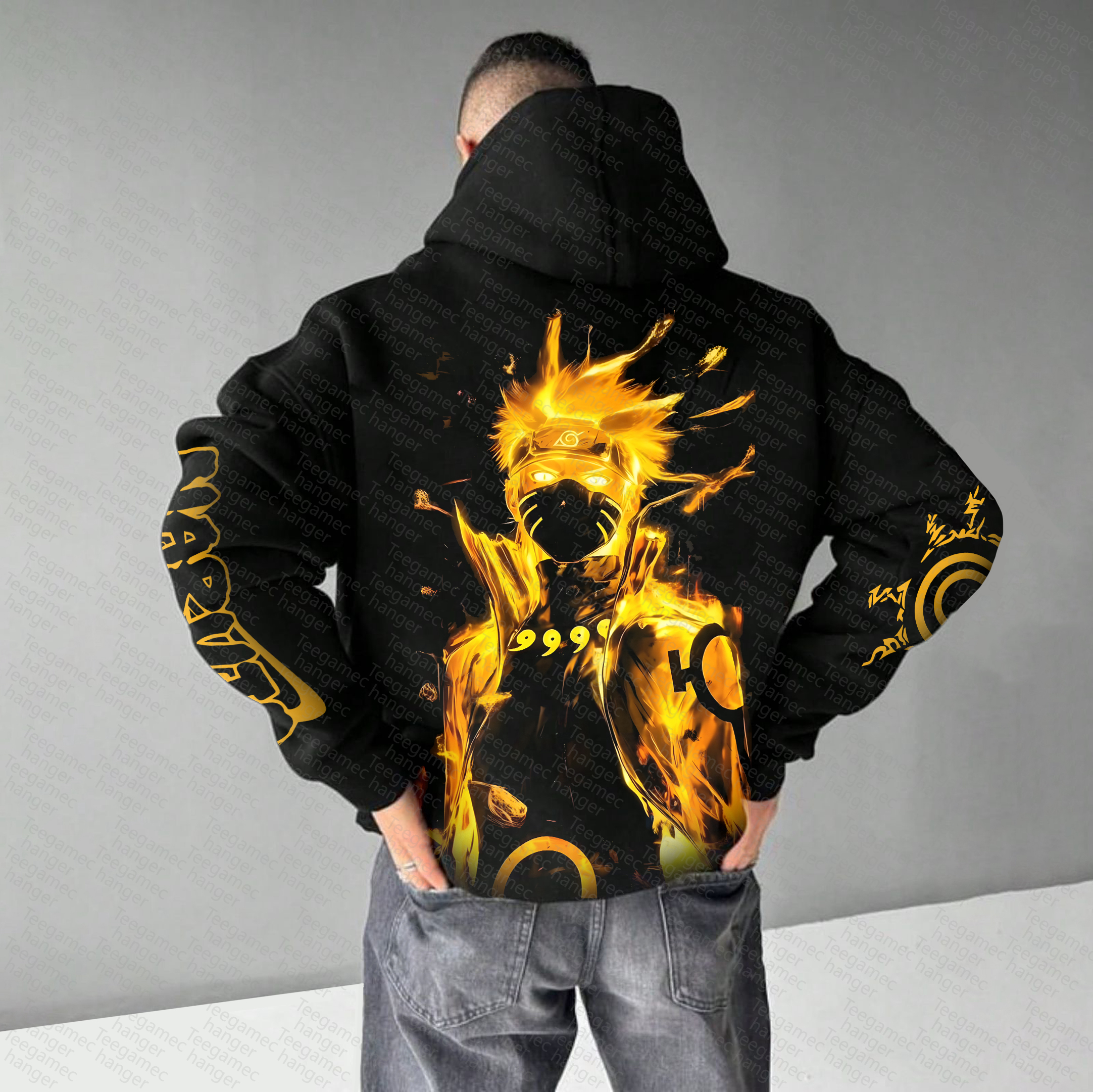 Unisex  Anime Graphic Streetwear Vintage Hoodie