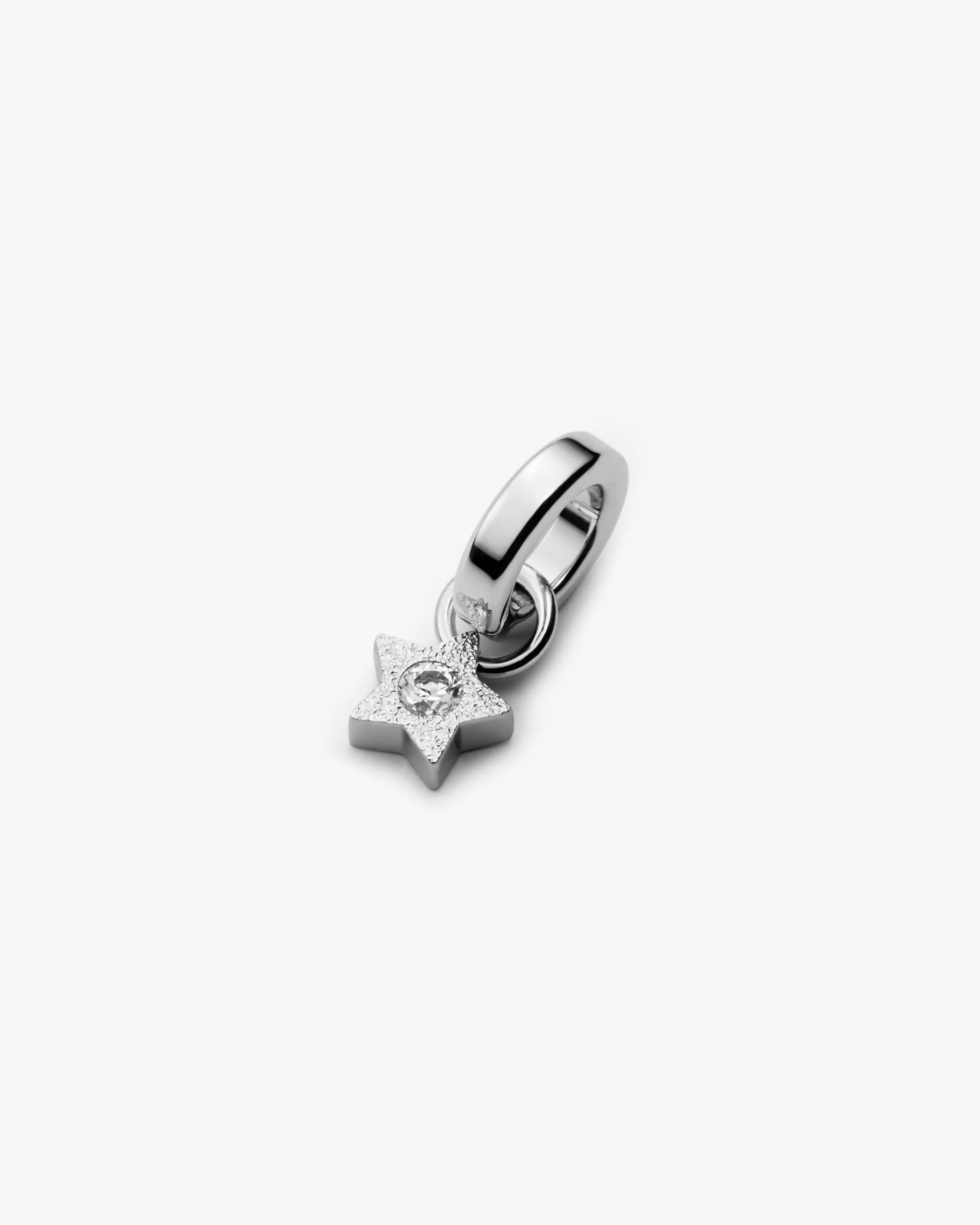 Mini Star White Sapphire Charm