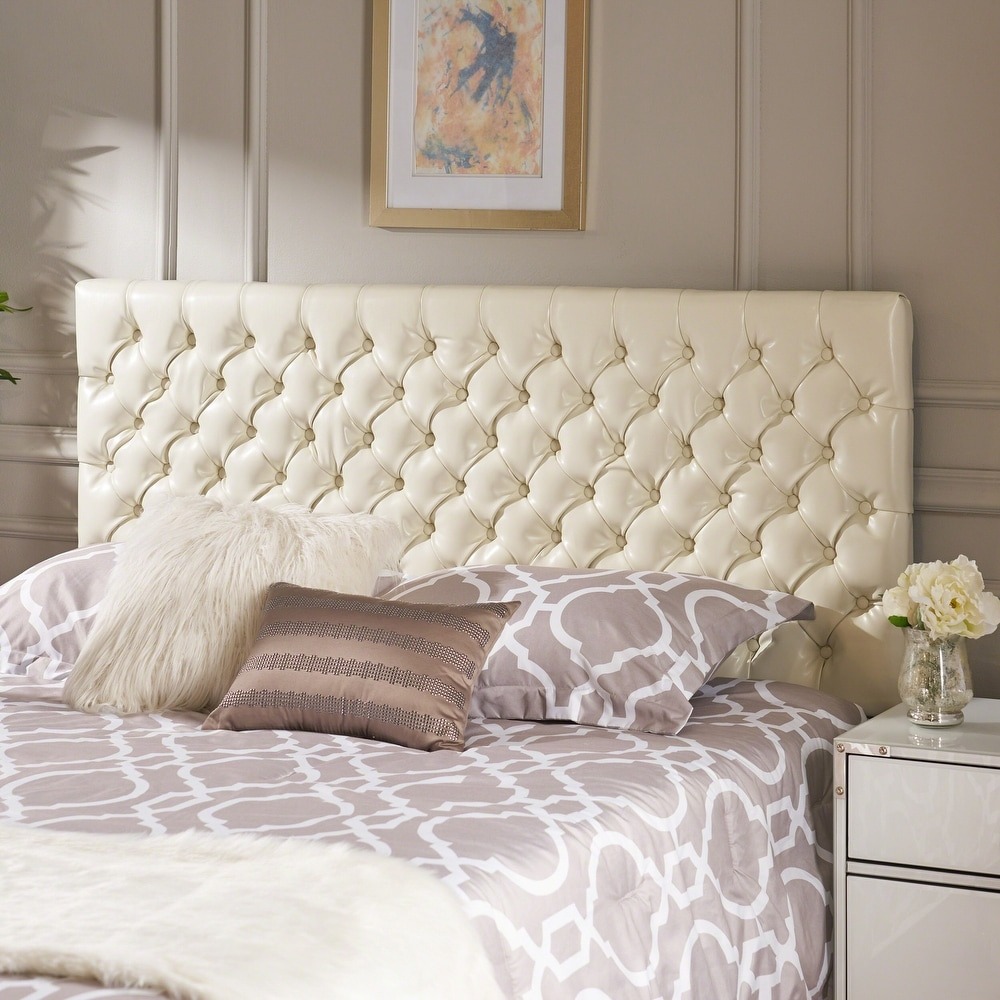 WAYFAIR Jezebel Adjustable Full/Queen Tufted Headboard By Christopher Knight Home