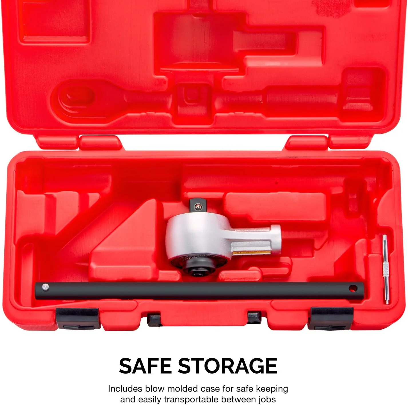 PRO 03715B 1/2" Drive Torque Wrench, 1100 Foot-Pound Heavy Duty Torque Multiplier Wrench, Cr-Mo and Chrome-Vanadium