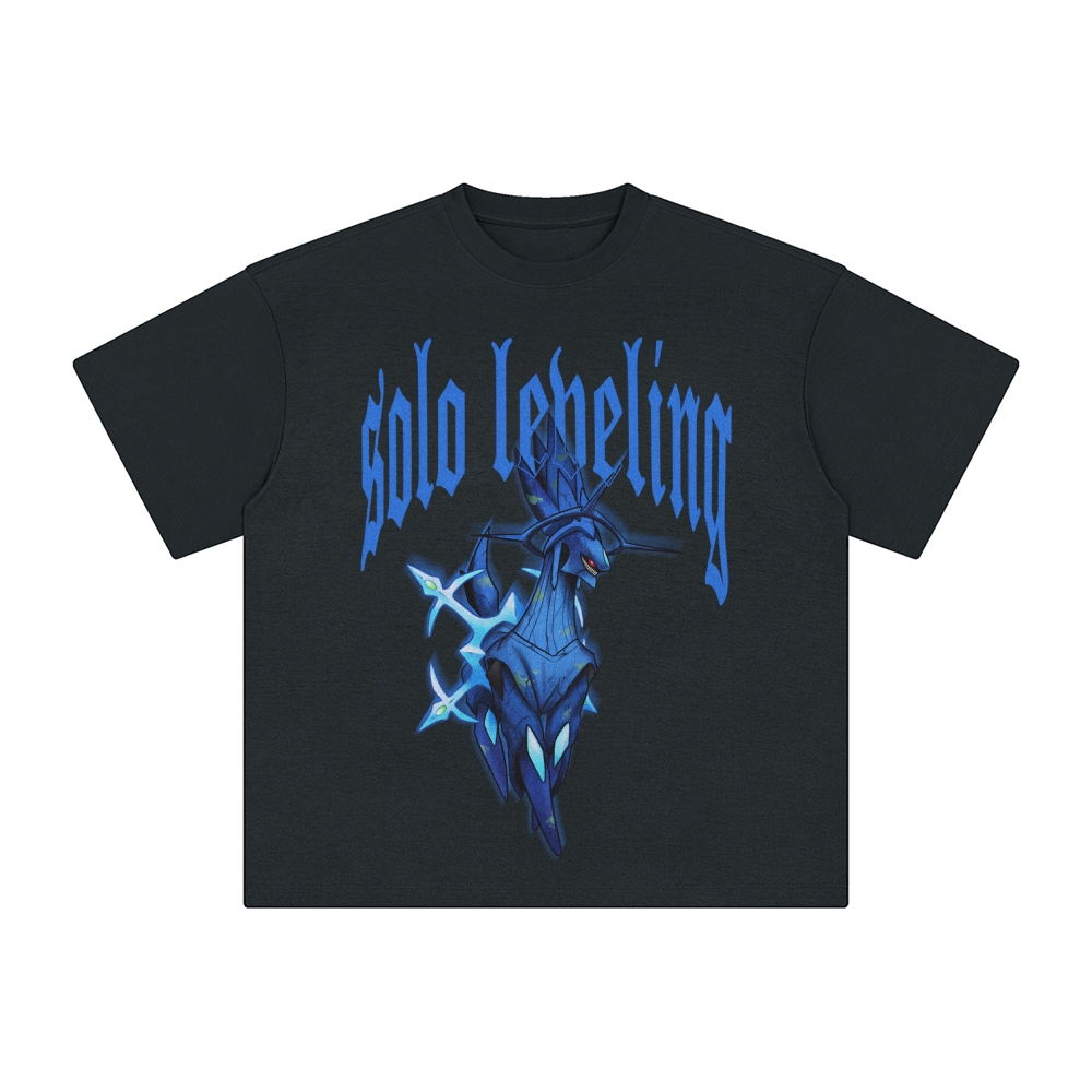 Unisex Anime Inspired Washed  Vintage T-Shirt