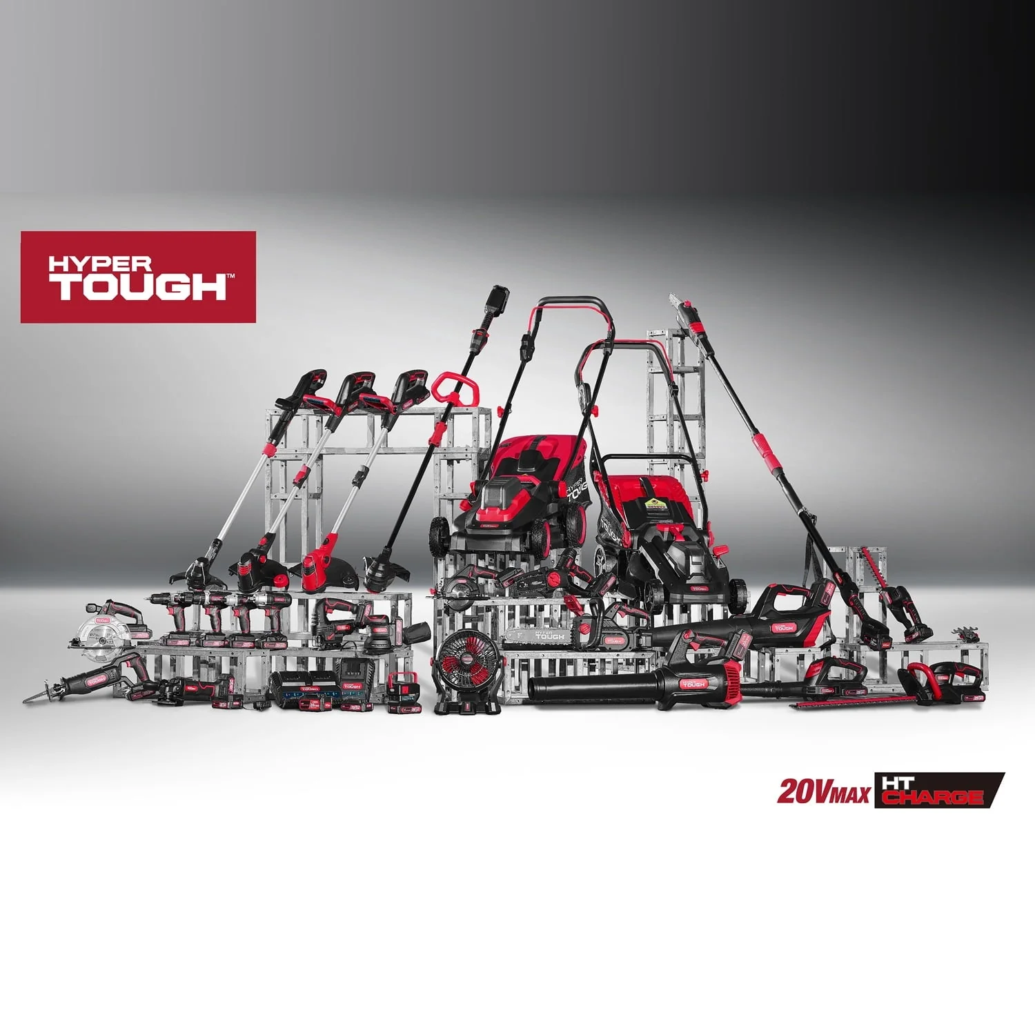 Hyper Tough 20V Max Cordless 12-inch String Trimmer, HT21-401-003-02 - Image 13