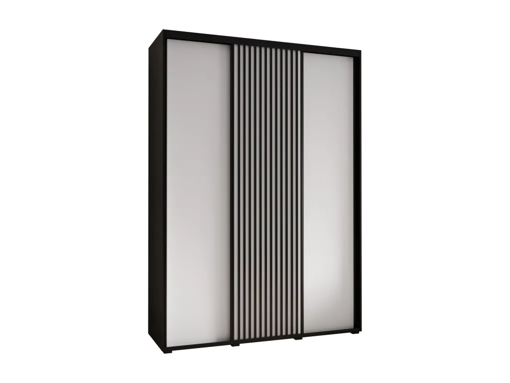 ARMARIO Sancaldeco 1 DE PUERTAS CORREDERAS 205.2/180/60 3 puertas (negro/blanco) DGXW25339