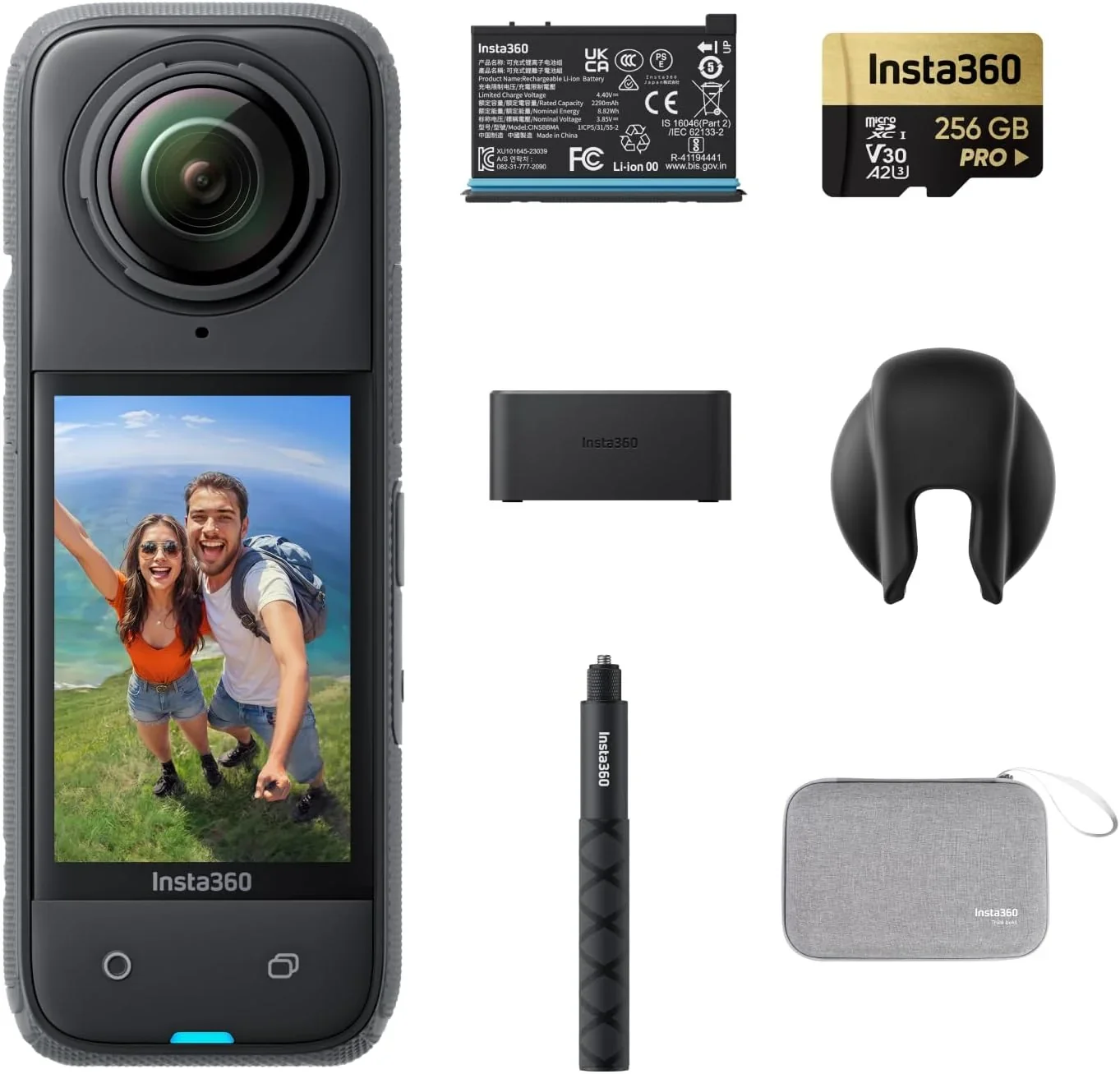 Insta360 X4 Standard Pack 8K 360 Action Camera, Noir Minuit - X4 - Image 3 Insta360 X4 Standard Pack 8K 360 Action Camera, Noir Minuit - X4 - Image 3