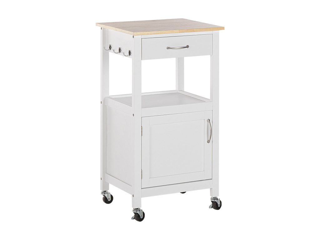 Carrito de cocina Tucasago/madera clara SIENA