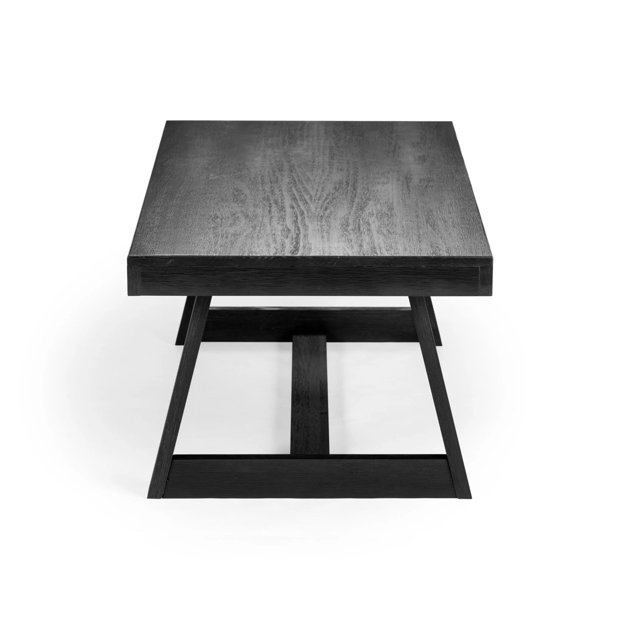 Plank+Beam Farmhouse Coffee Table, 48" Solid Wood Tables for Living Room, Rectangular Center Table - Image 17