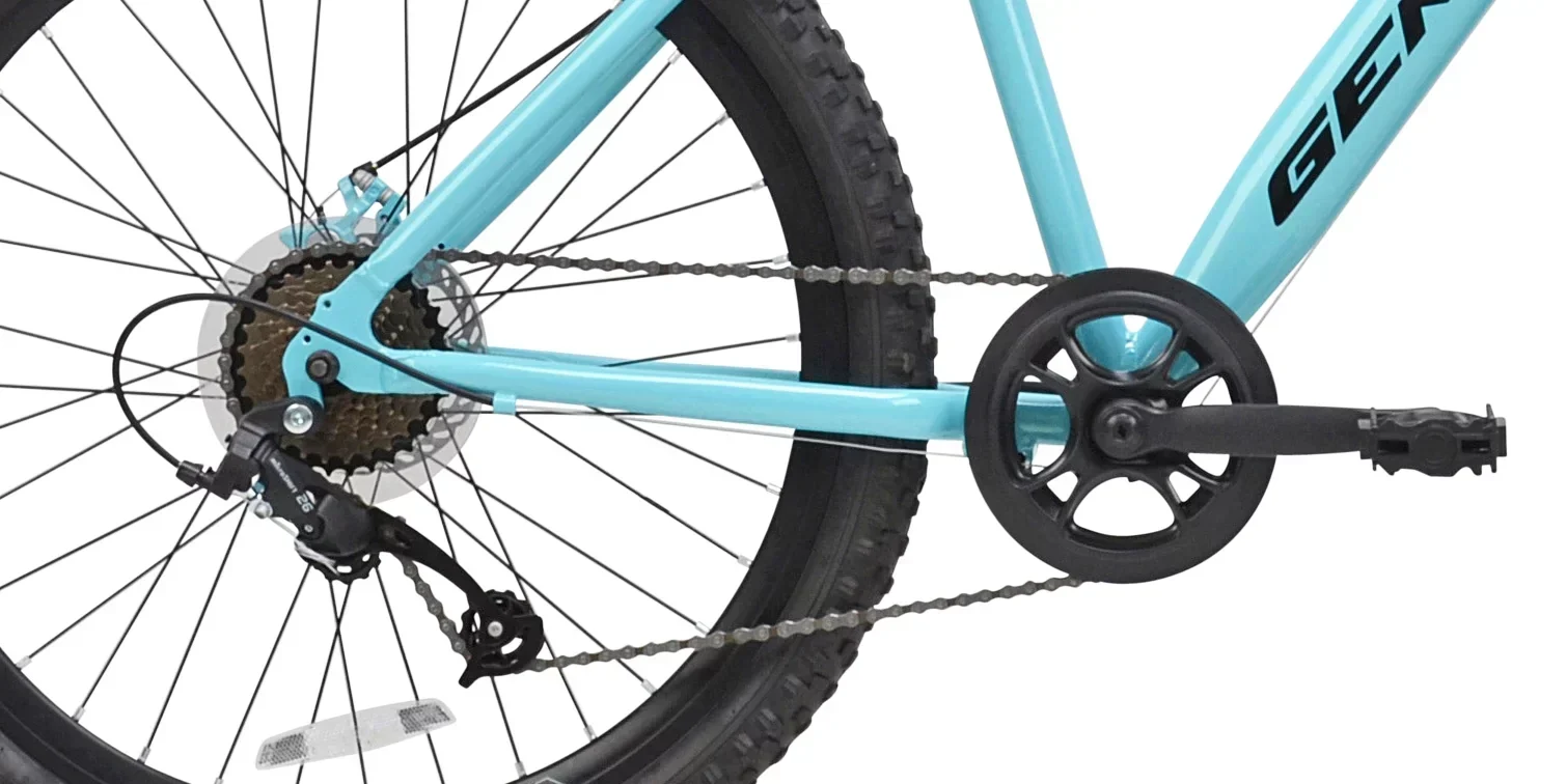 Genesis Vallaro Women's Aluminum Mountain Bike, 26-inch, Light Blue - Image 7 Genesis Vallaro Women's Aluminum Mountain Bike, 26-inch, Light Blue - Image 7