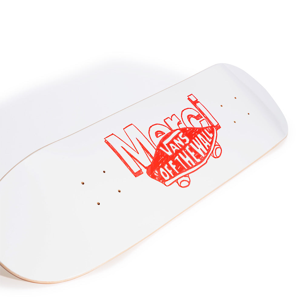 Vans x Merci - Planche Merci Logo Vans - Blanc