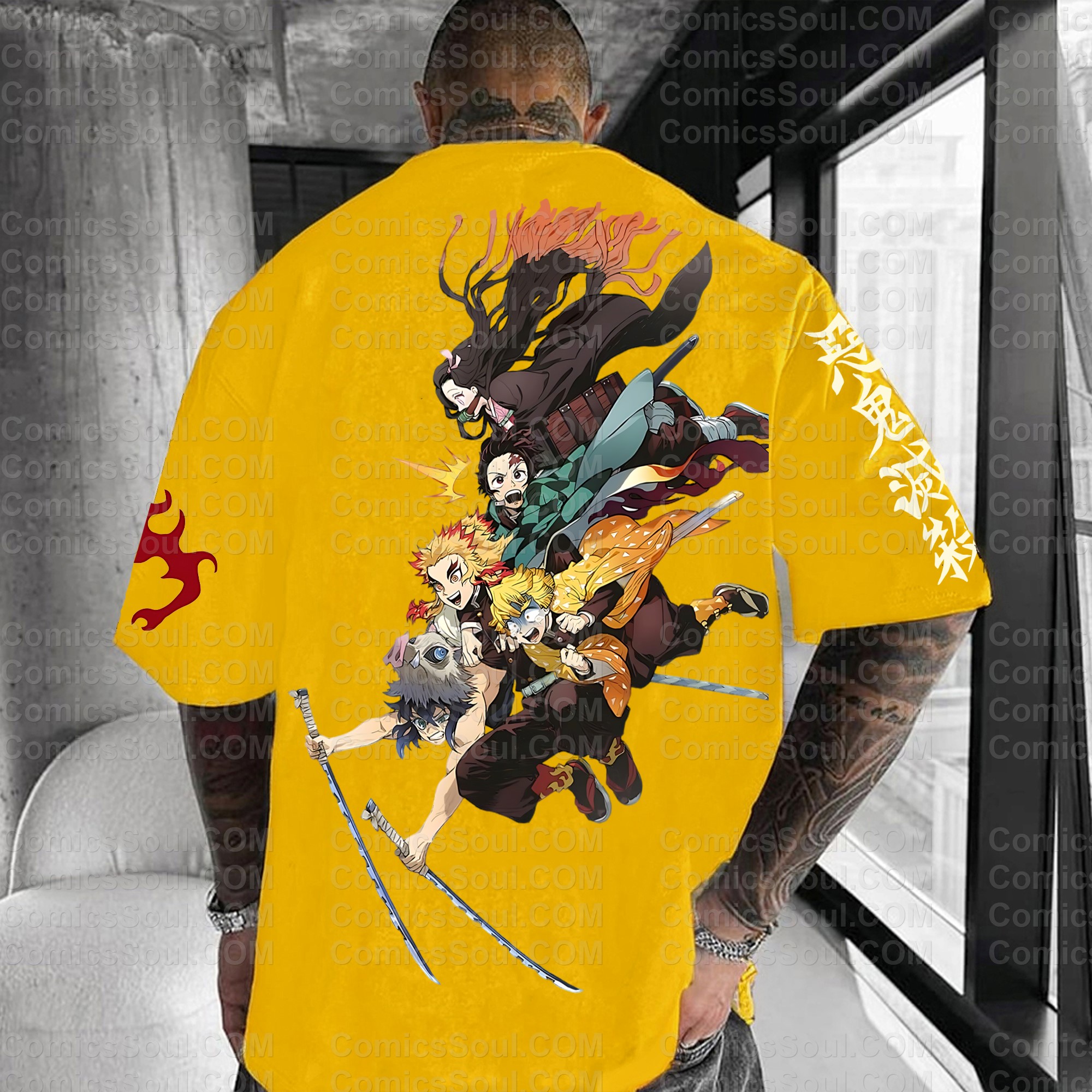 Unisex Anime Inspired Vintage T-Shirt| KNY