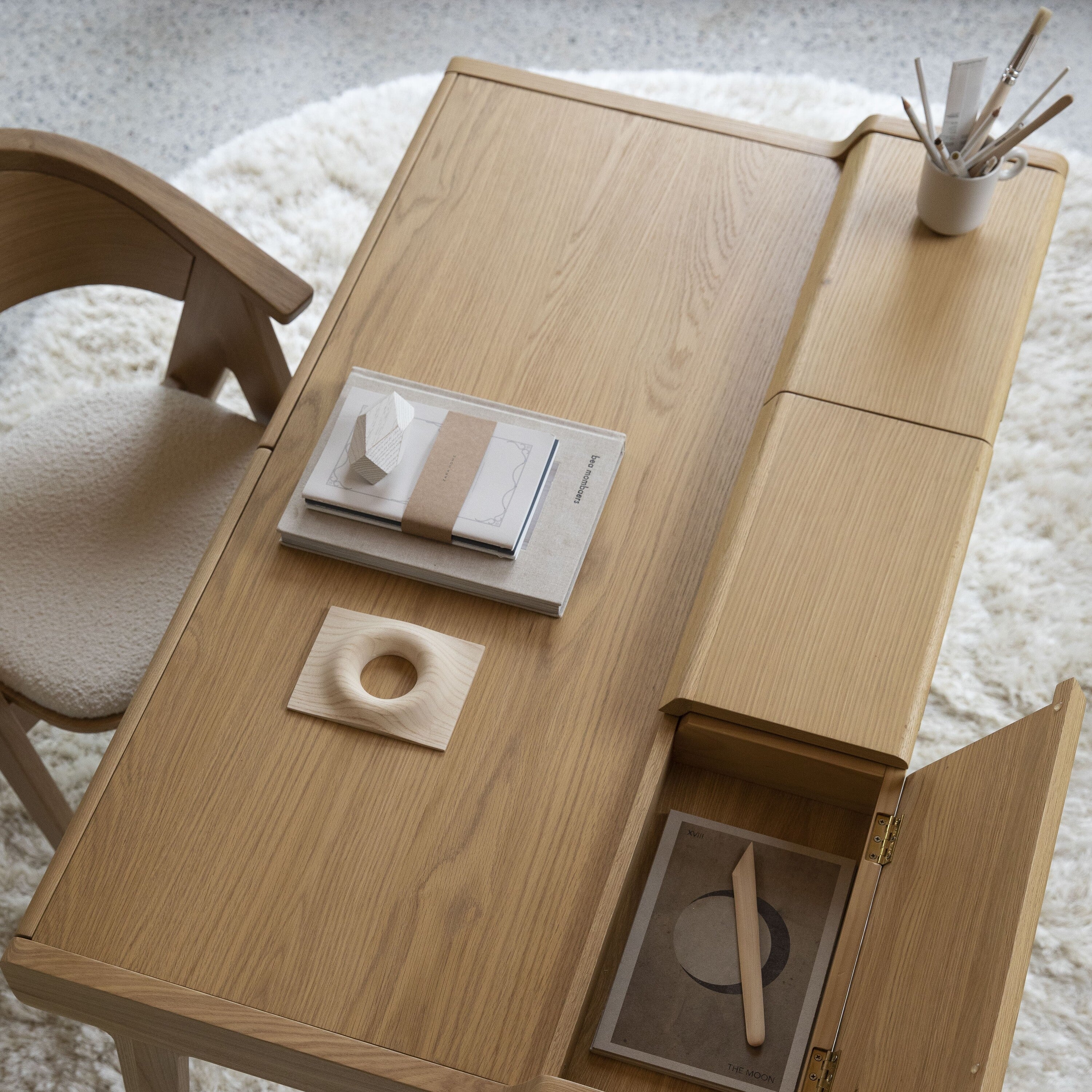 Zuiver Kaat Bureau - B 120 cm - Naturel