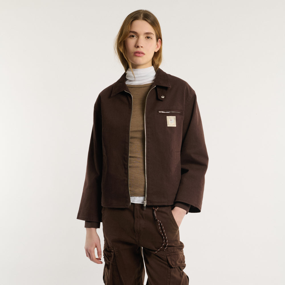 Merci - Veste Marla - Marron Foncé