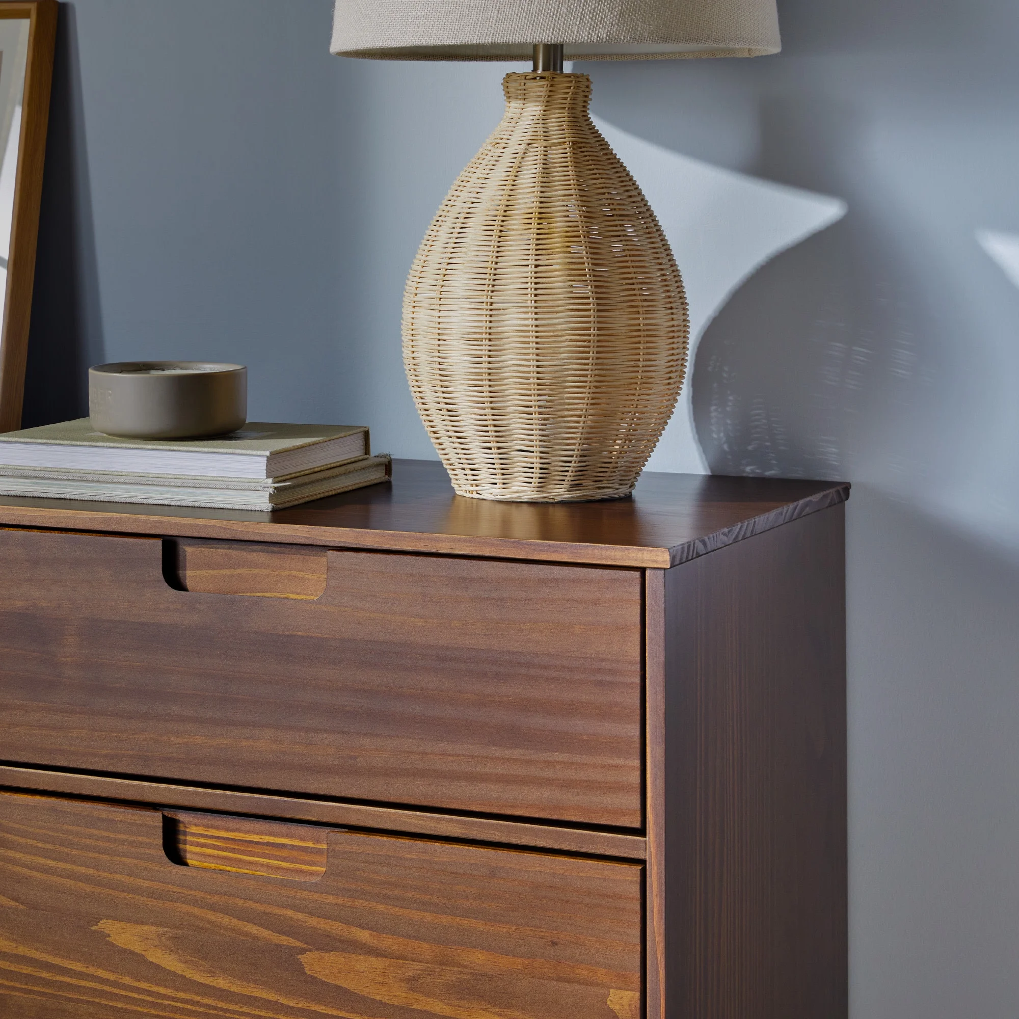 Walker Edison Sonoma 6-Drawer Solid Wood Caramel Dresser - Image 38