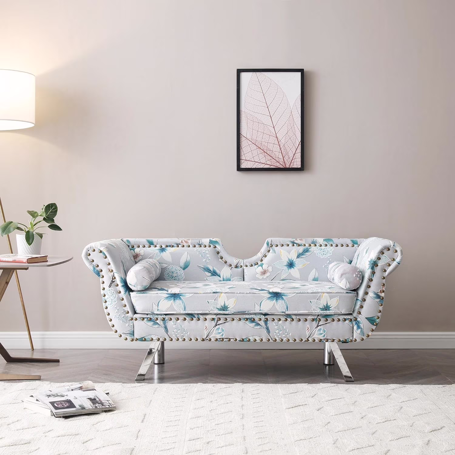 Sumdeal 43.5" Storage Ottoman Bench with 250lb Seating, Linen Upholstered Wood Legs Safety Hinge Flip Top Oval Foot Rest Long Stool for Sofa Couch Bedroom End of Bed Living Room Entryway, White - Image 27
