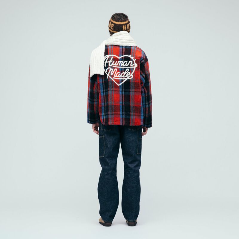 HUMAN MADE SHAGGY KNIT LOGO BAND