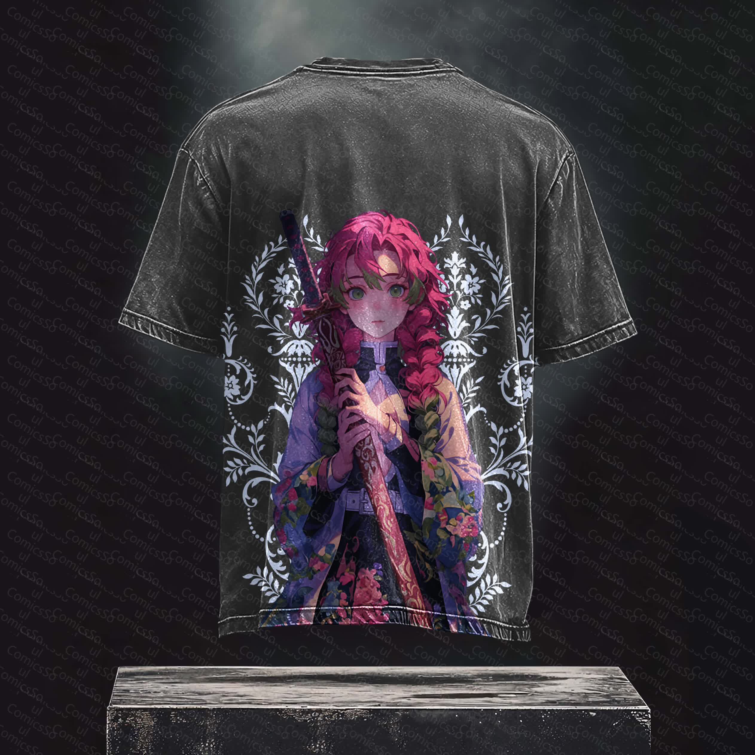 Unisex Anime Inspired Vintage T-Shirt丨 Comicssoul