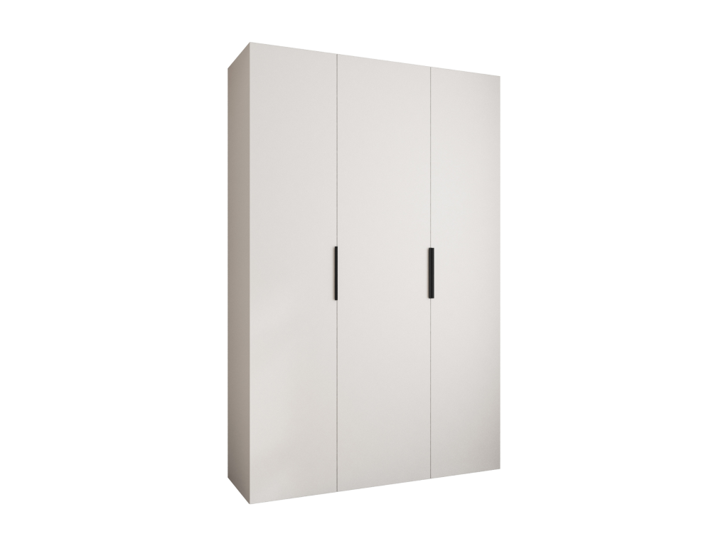 Armario Hominor 4 con puertas batientes 245 - 5/160/50 3 puertas blanco/negro