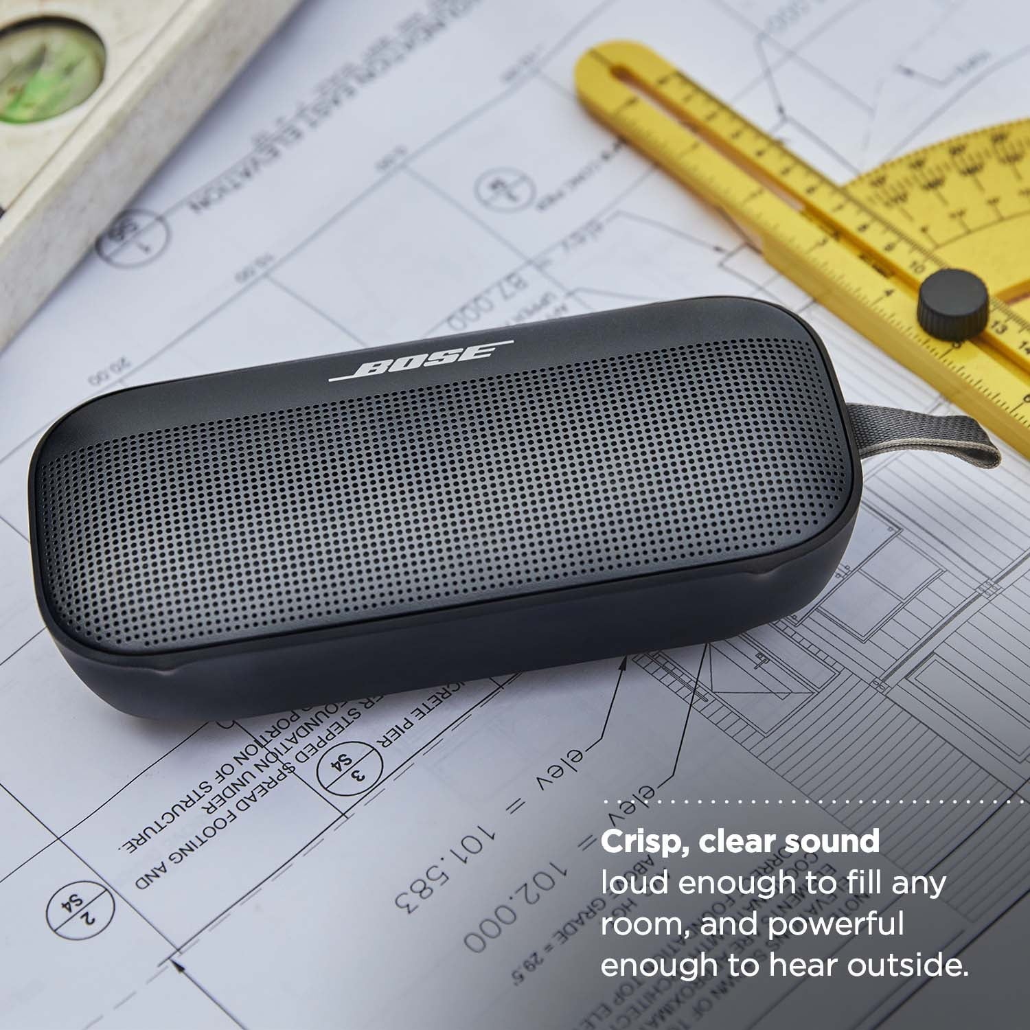 Bose SoundLink Flex Wireless Waterproof Portable Bluetooth Speaker, Black - Image 4