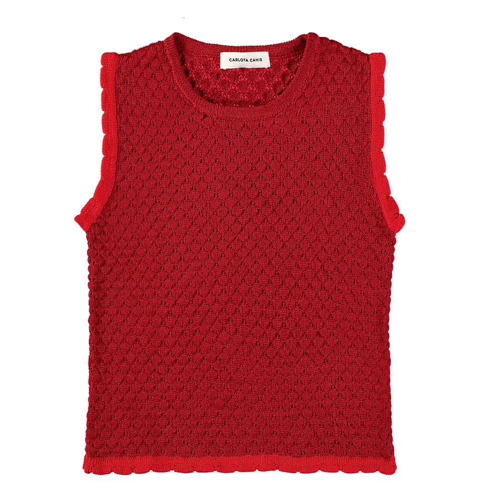 Carlota Cahis - Gilet Cute - Cherry