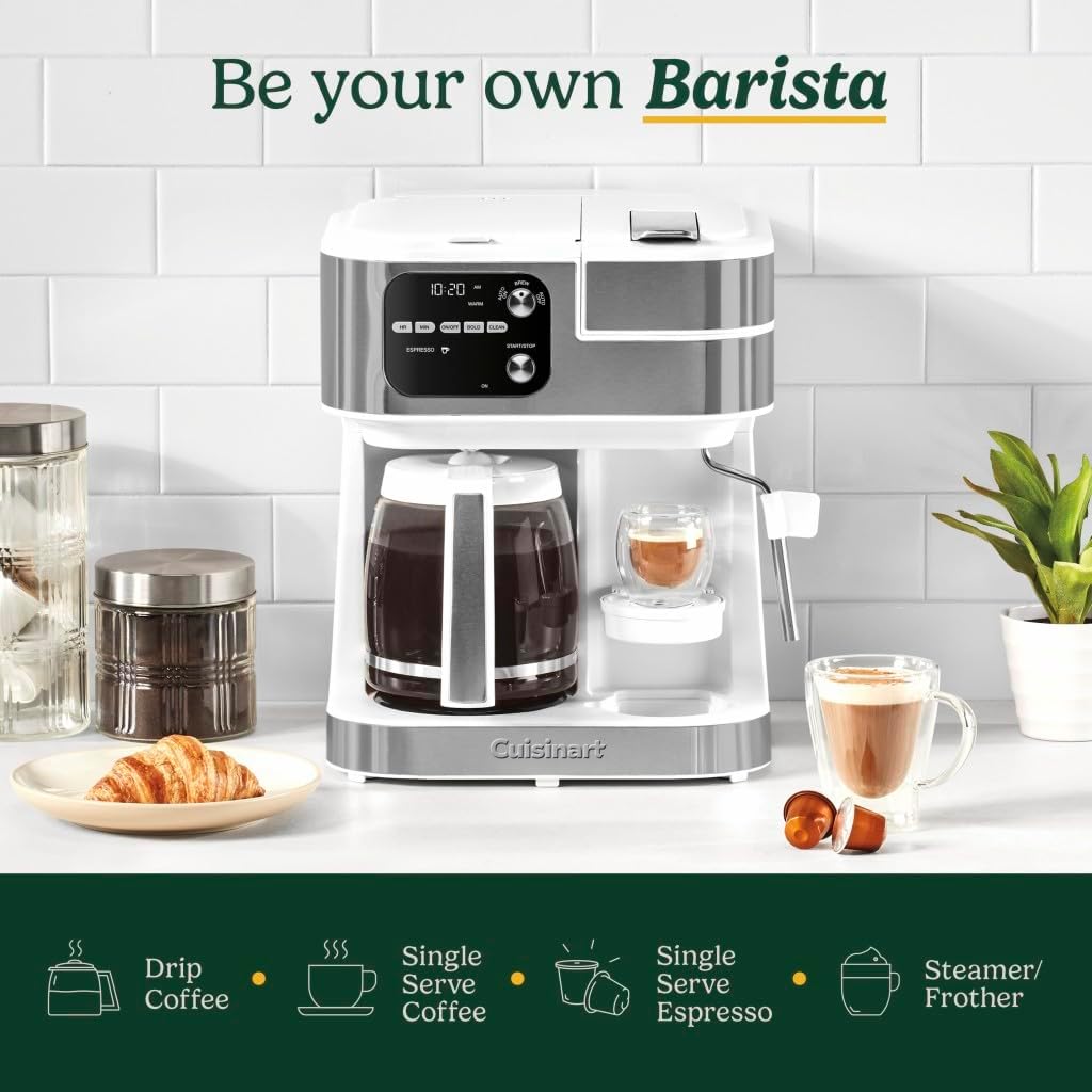 Coffeemaker 4-In-1 Coffee Center Barista Machine