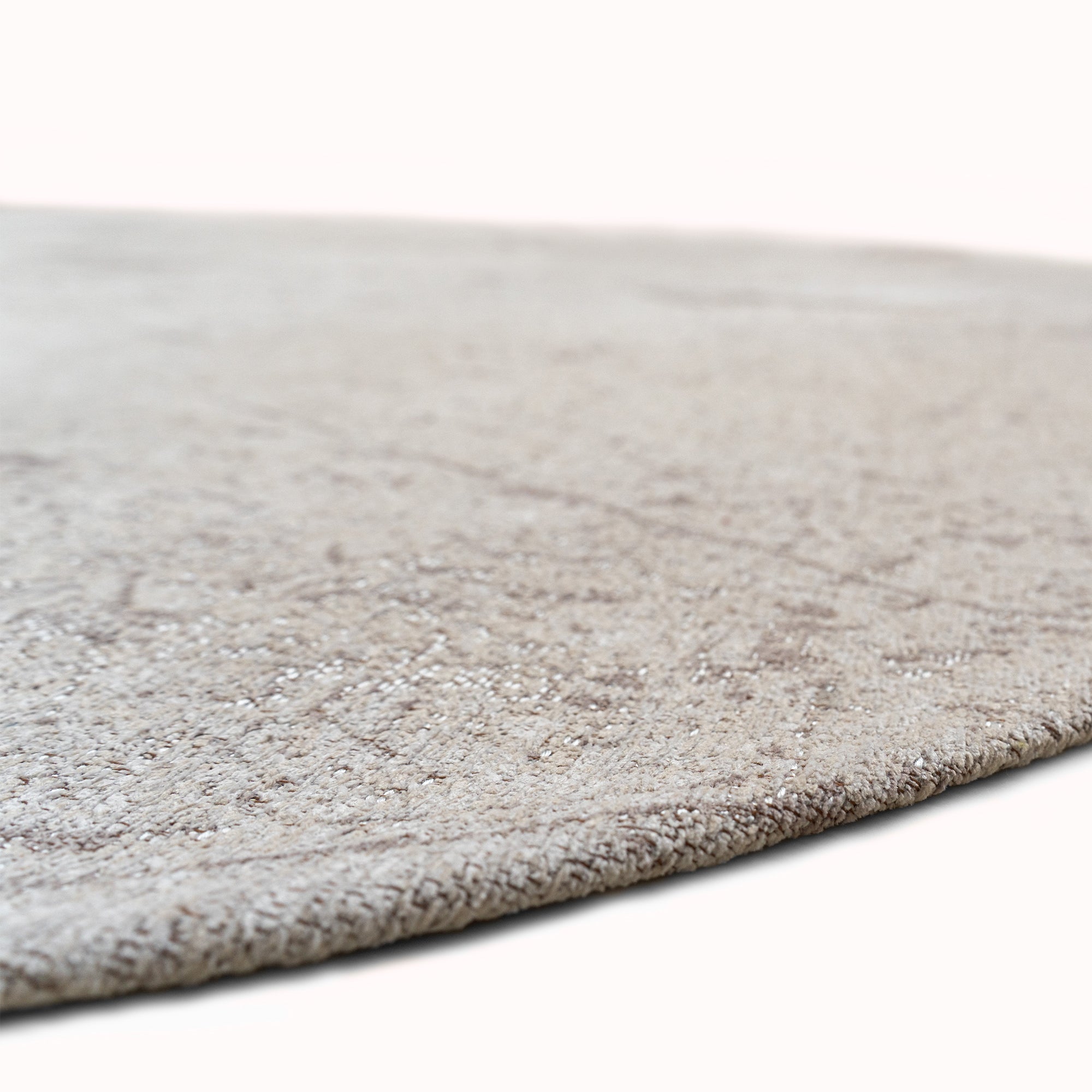 Louis de Poortere Sol Vloerkleed Ø 140 cm - Albatre