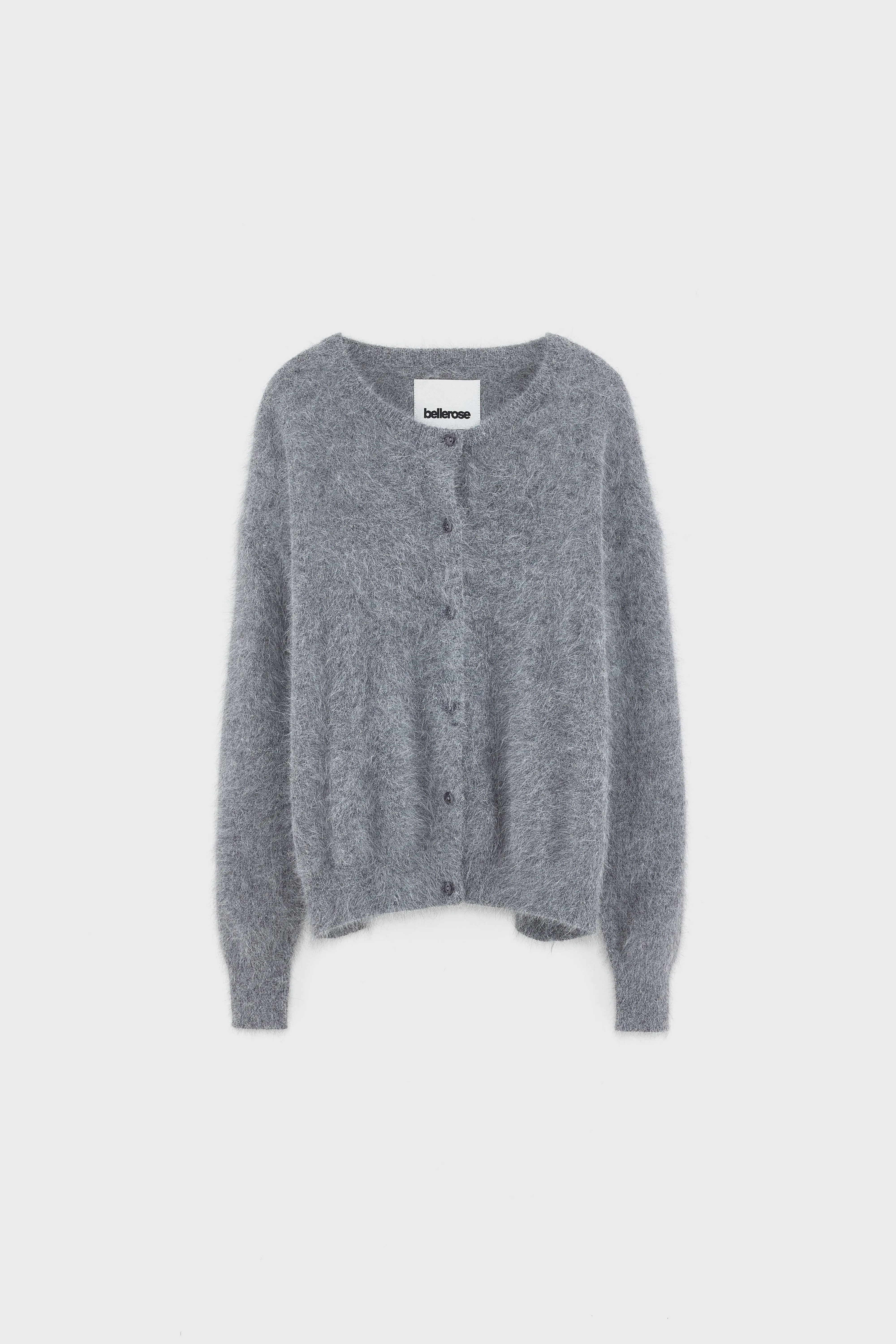 Bellerose Dathan angora-blend cardigan (252 / W / MID GREY)
