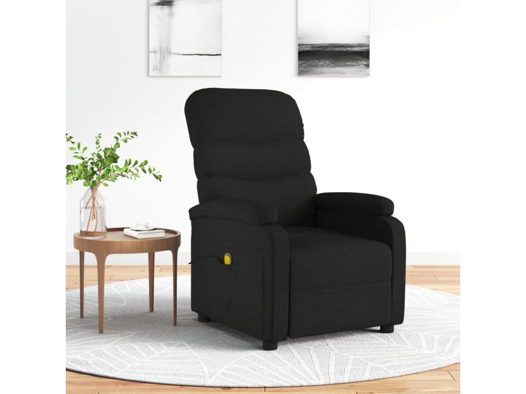 Sillón de masaje Tela negra