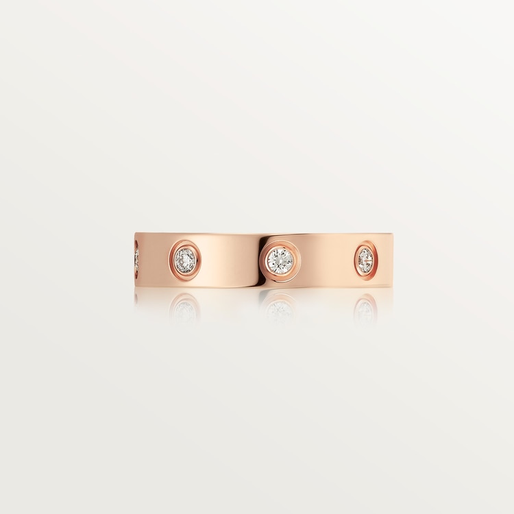 Replicate LOVE ring, small model, 8 diamonds(1:1 replica) - Original Replica Club