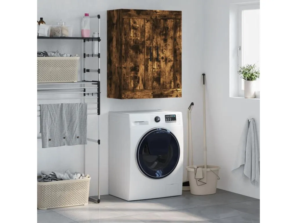 Armario de pared Hogarmini ingeniería Hogarmini ahumado 69.5x34x90 cm 42066rmsu