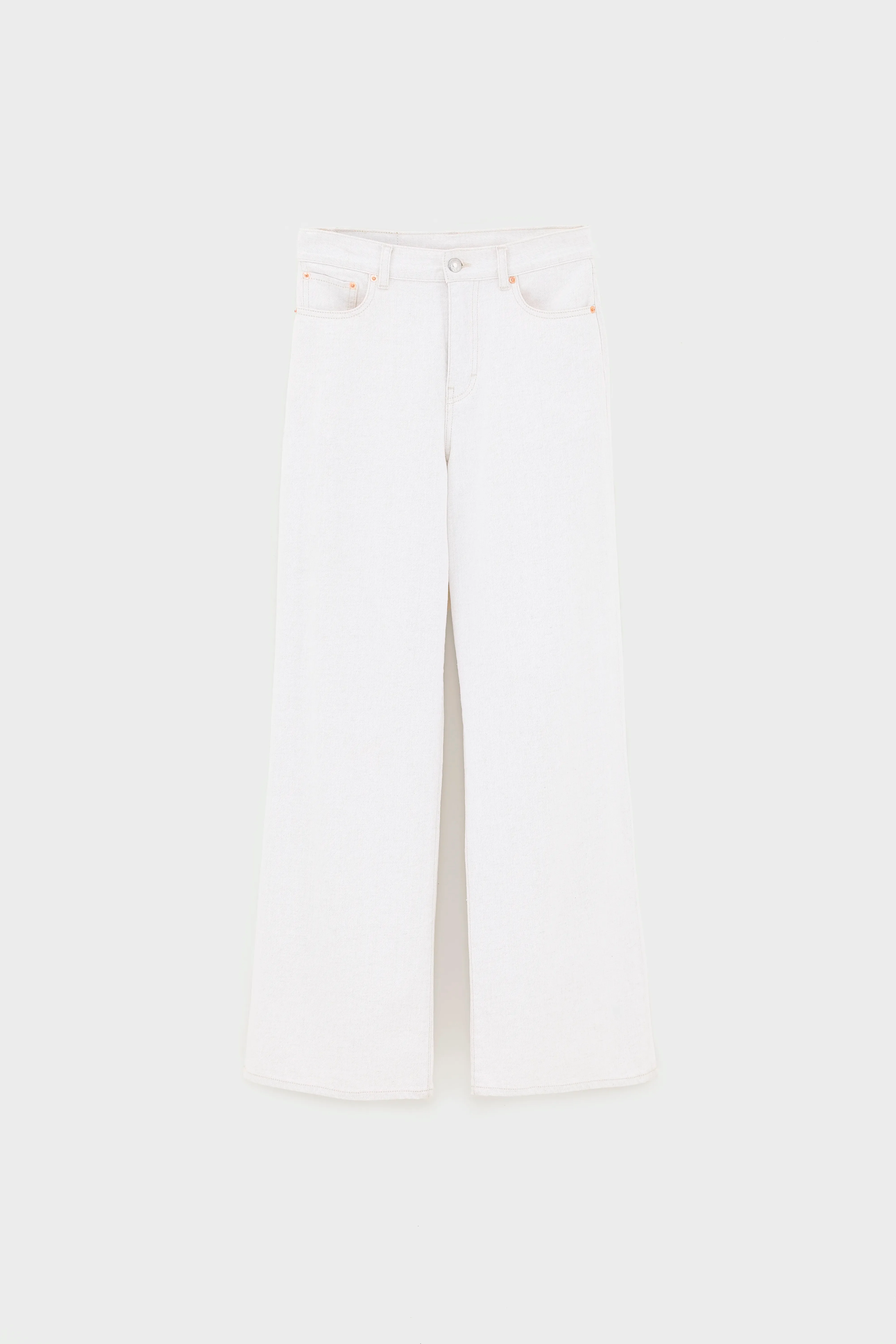 Bellerose Denim N. 64 - Wide white jeans (242 / W / VINTAGE WHITE)