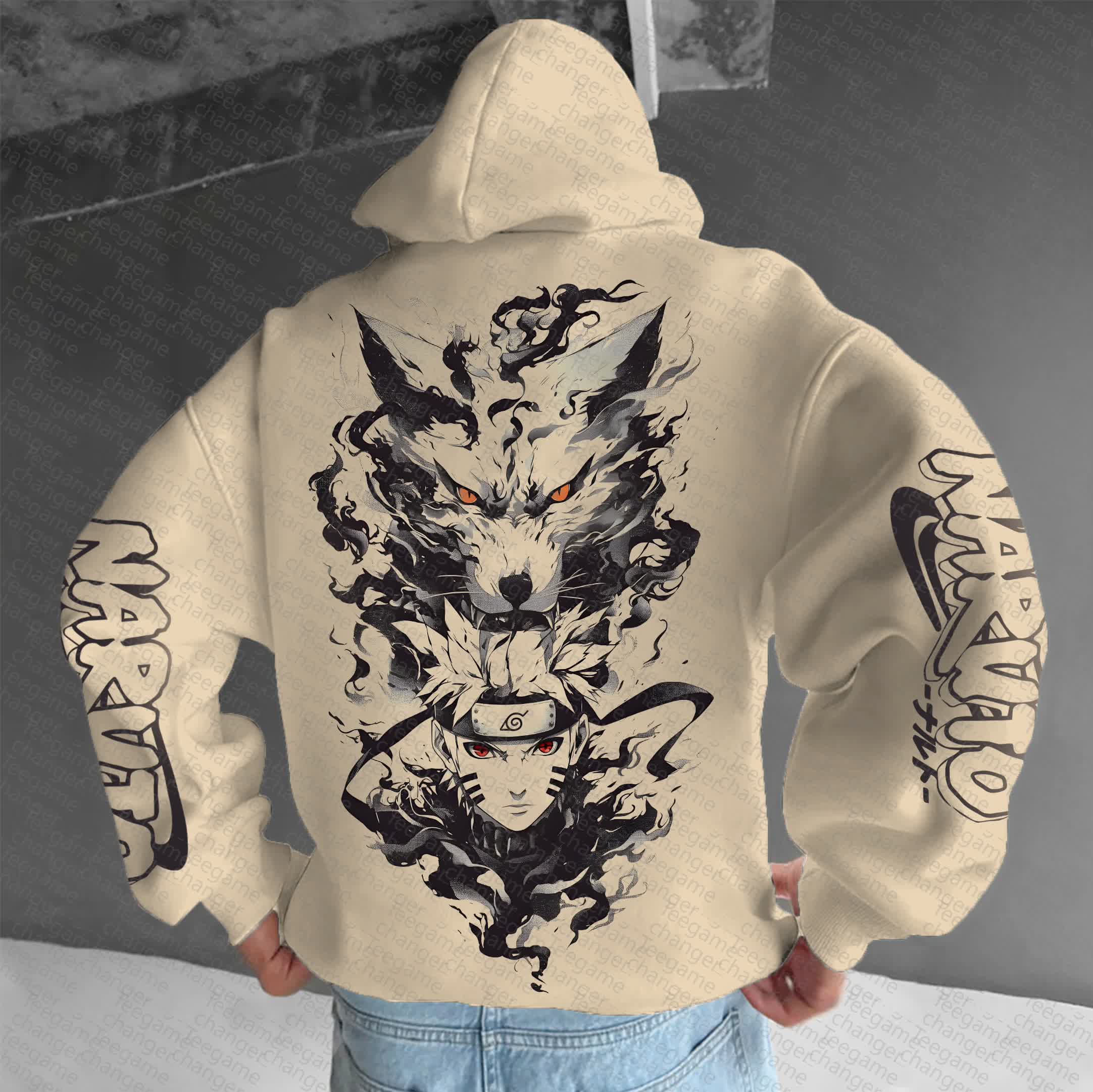 Unisex  Anime Graphic Streetwear Vintage Hoodie