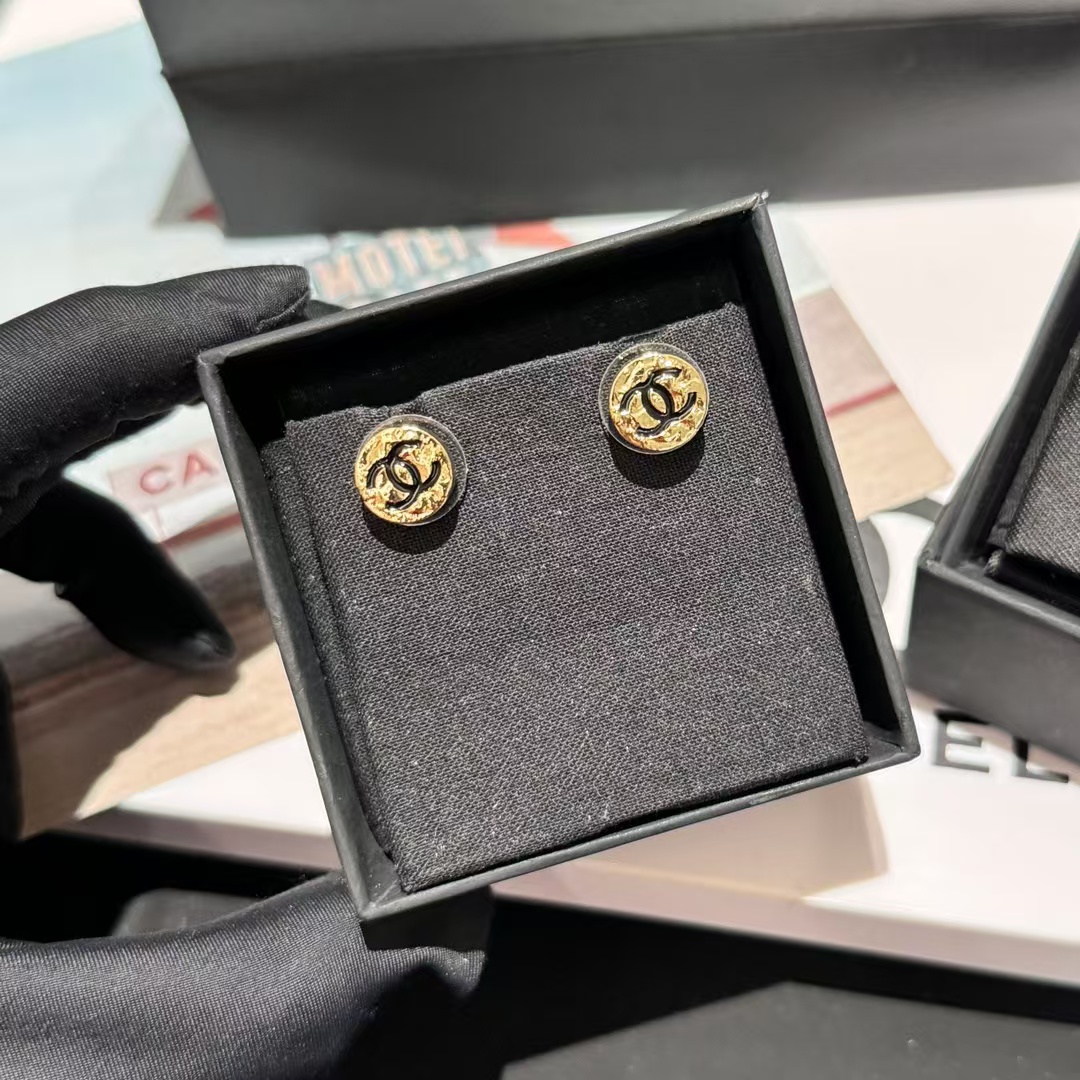 Chanel Round Stud Earrings - Original Replica Club