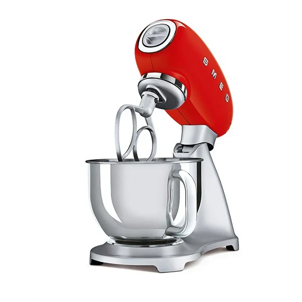 Robot pâtissier rouge 4,8 L 800 W SMF02RDEU Smeg