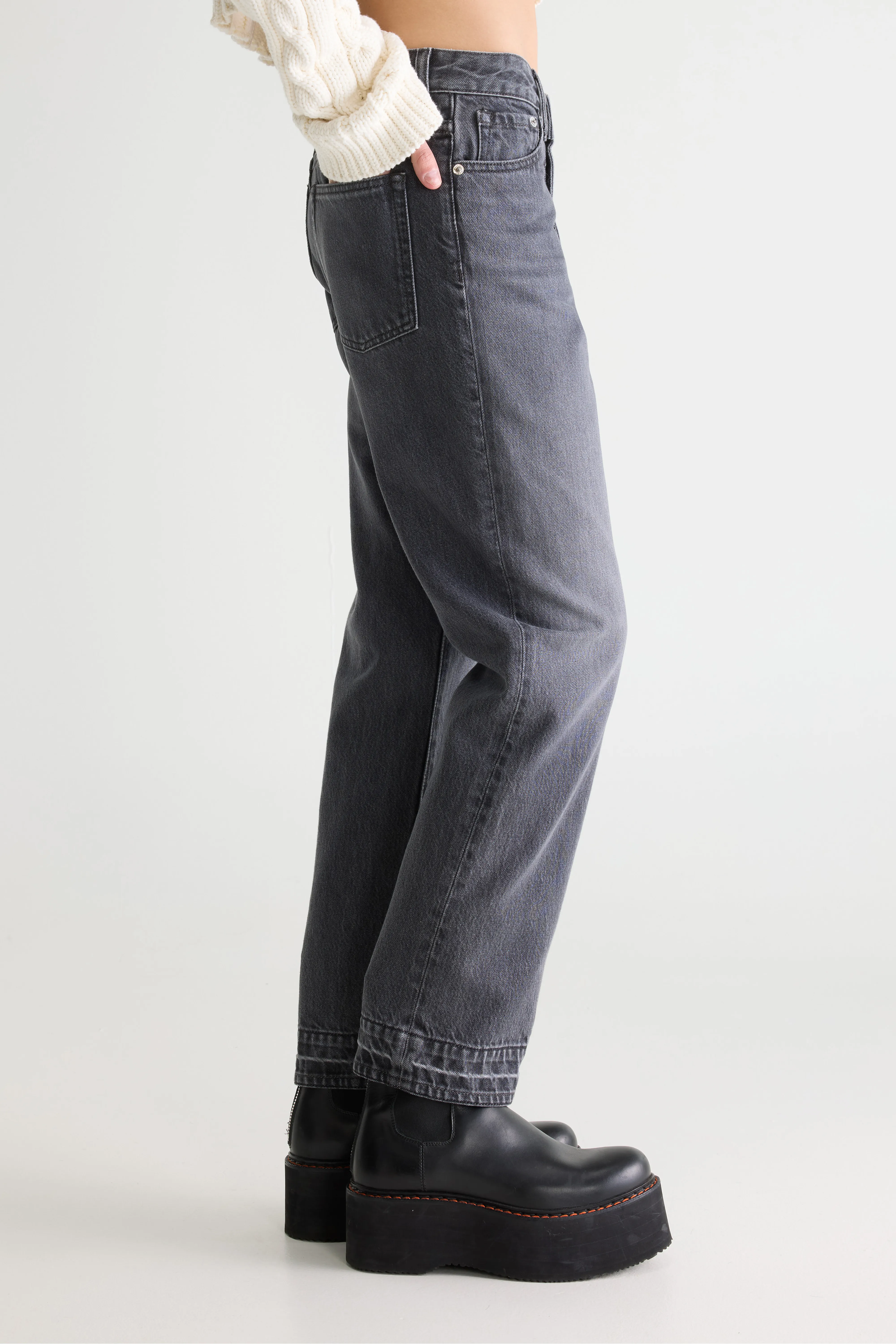 Bellerose Denim N. 34 - Regular black jeans (242 / W / USED BLACK)