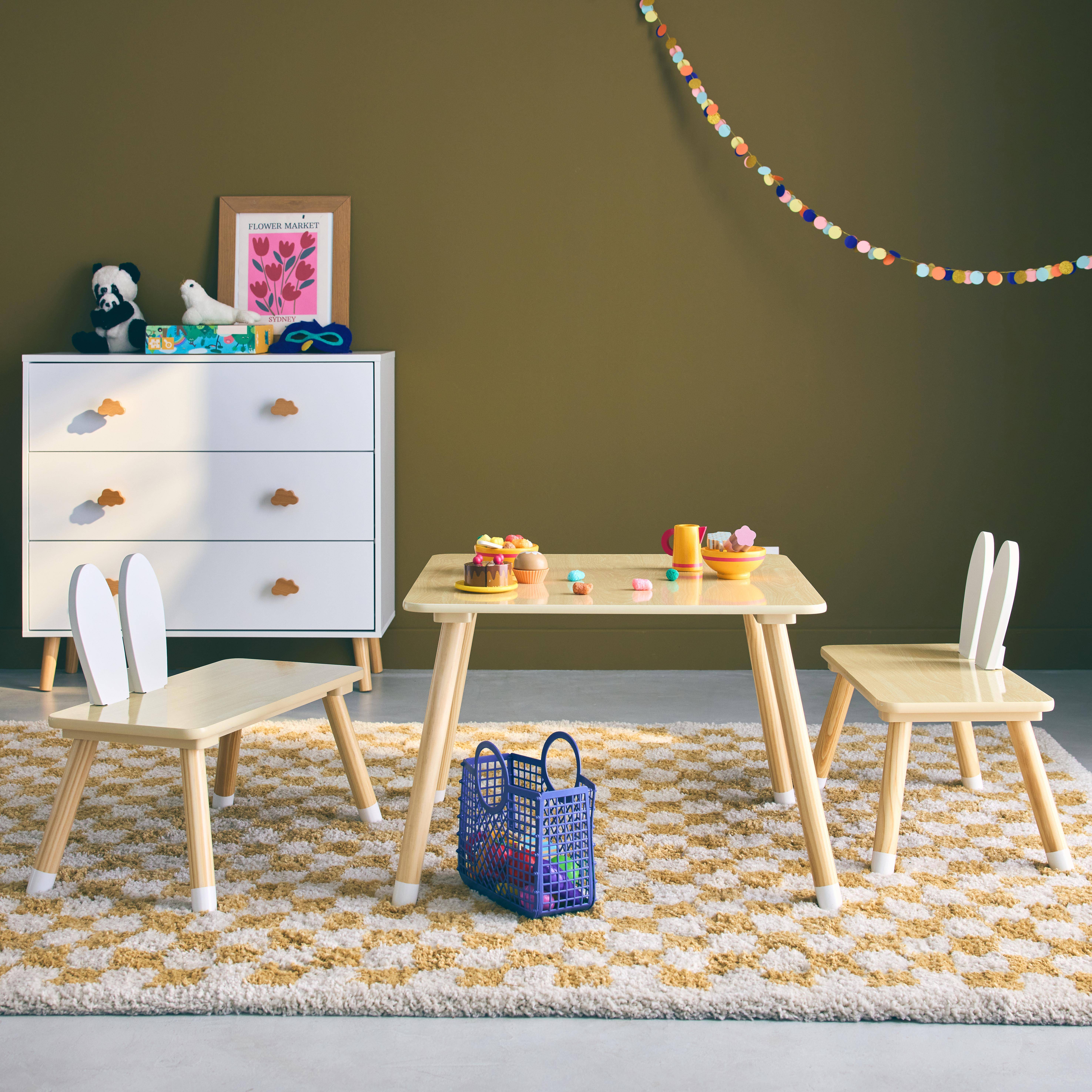 Ben - Mesa para niños con 2 sillas
