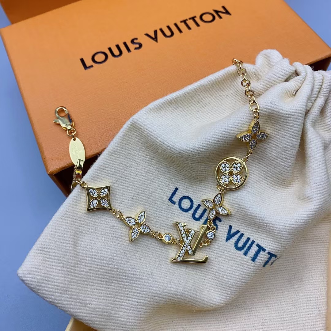 Louis Vuitton LV Letters Bracelet - Original Replica Club