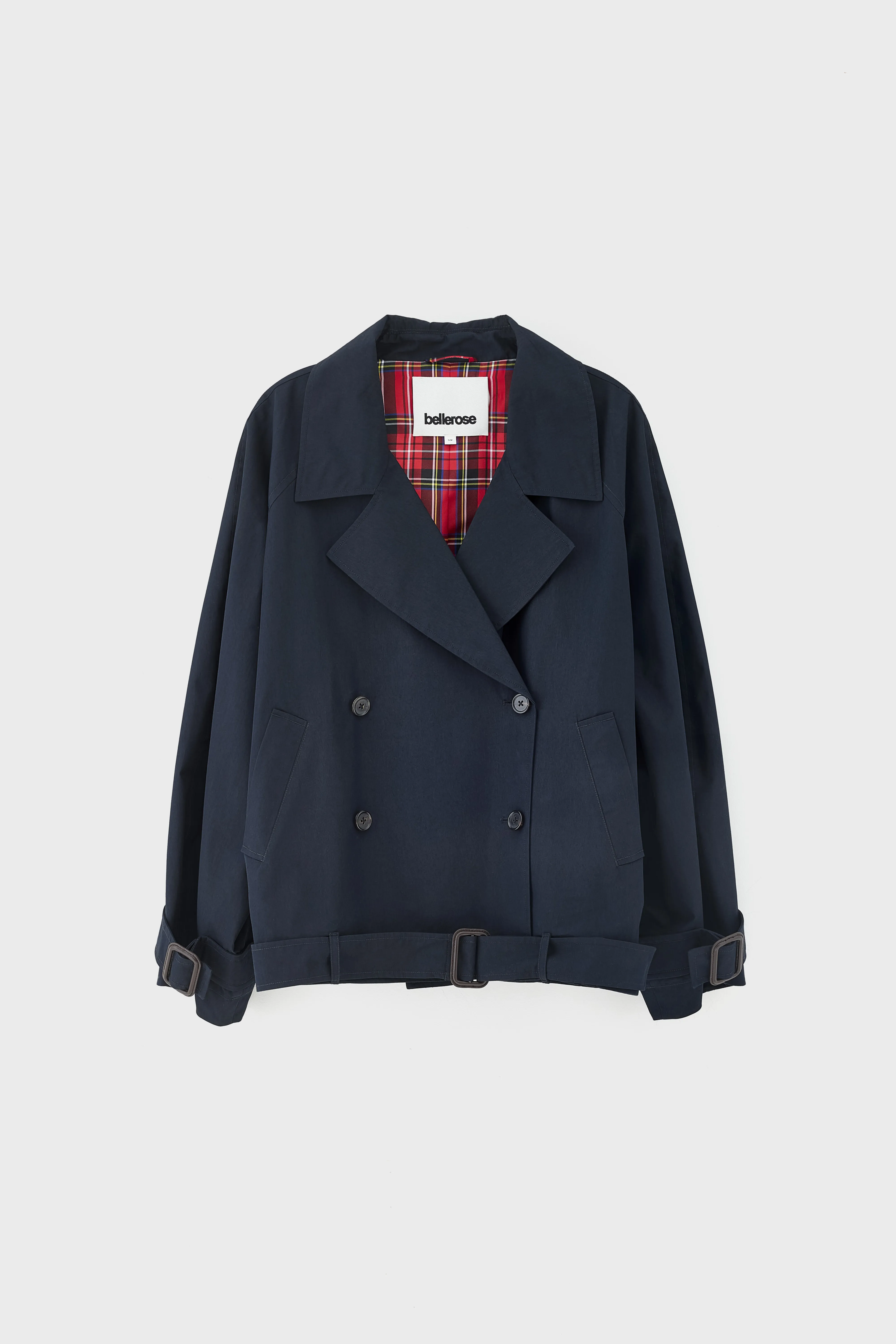 Bellerose Helina trench-style jacket (261 / W / NAVY)
